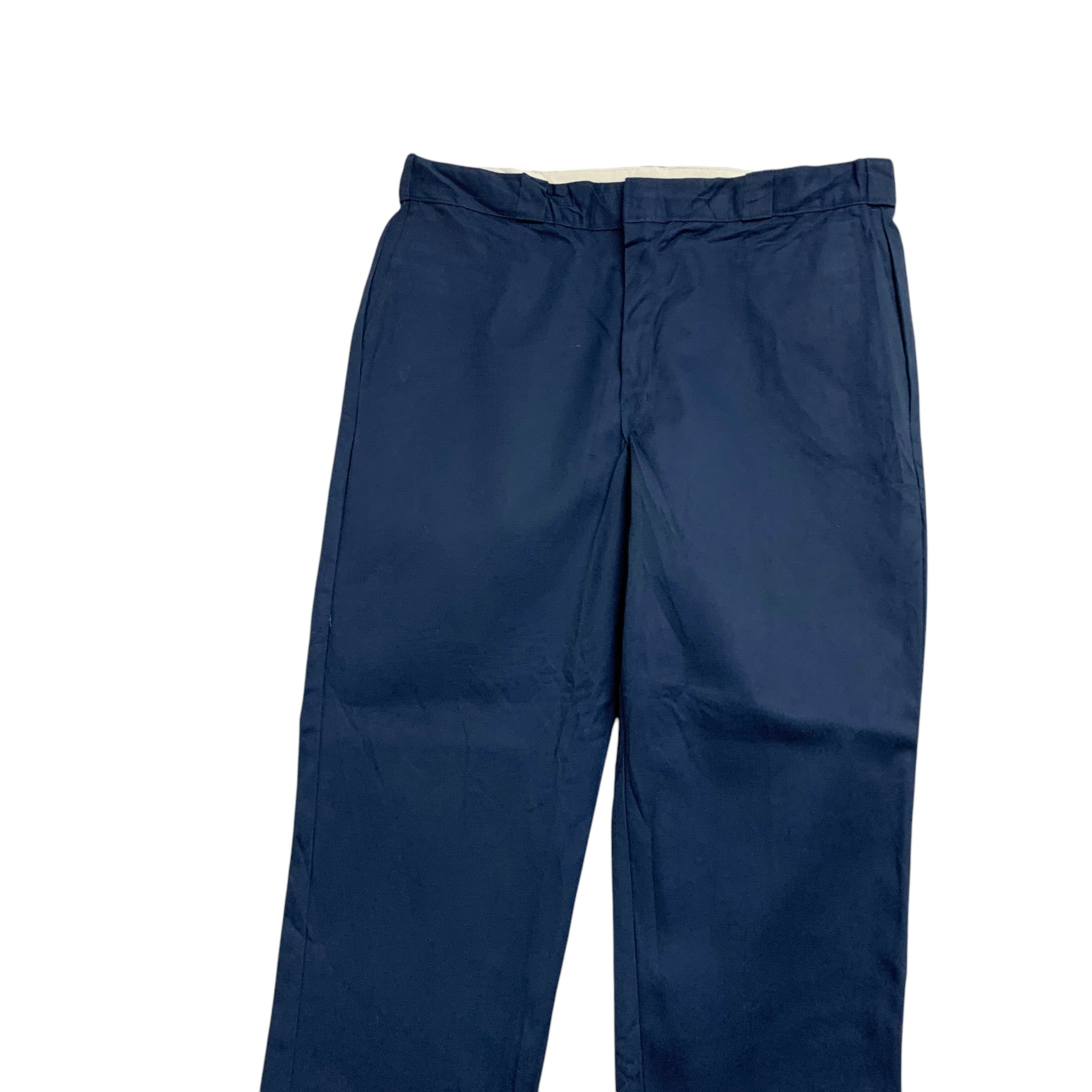 Dickies 874 Trousers W40 L30 Mens Blue Pants Original Straight Fit Workwear