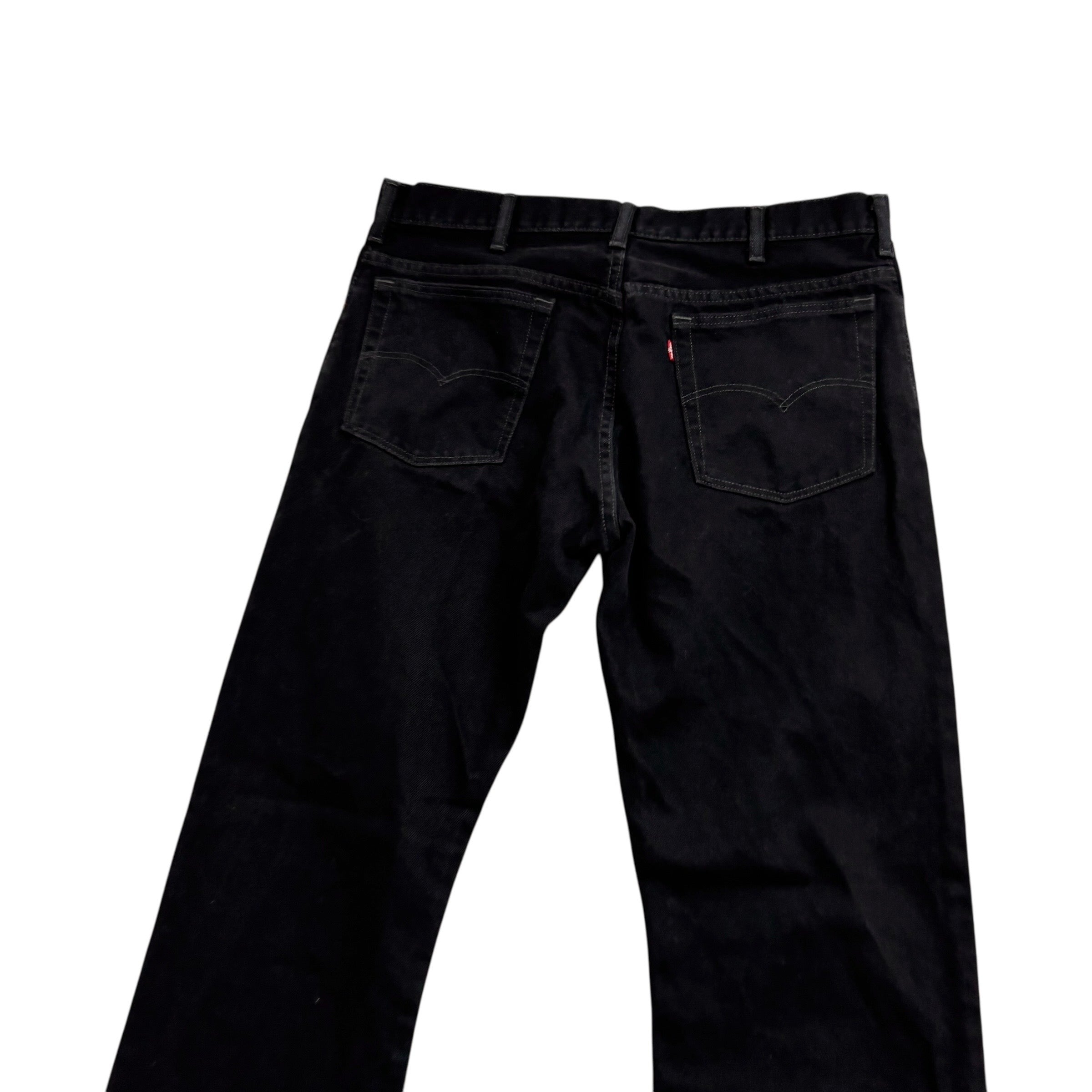 Levis 517 Jeans W38 L36 Mens Black Regular Bootcut Fit Denim
