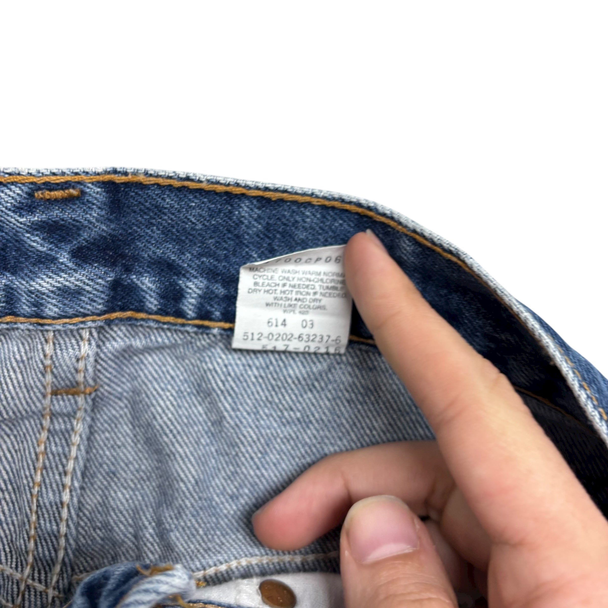 Levis 517 Jeans W30 L29 Mens Mid Blue Regular Bootcut Fit Vintage Made In USA