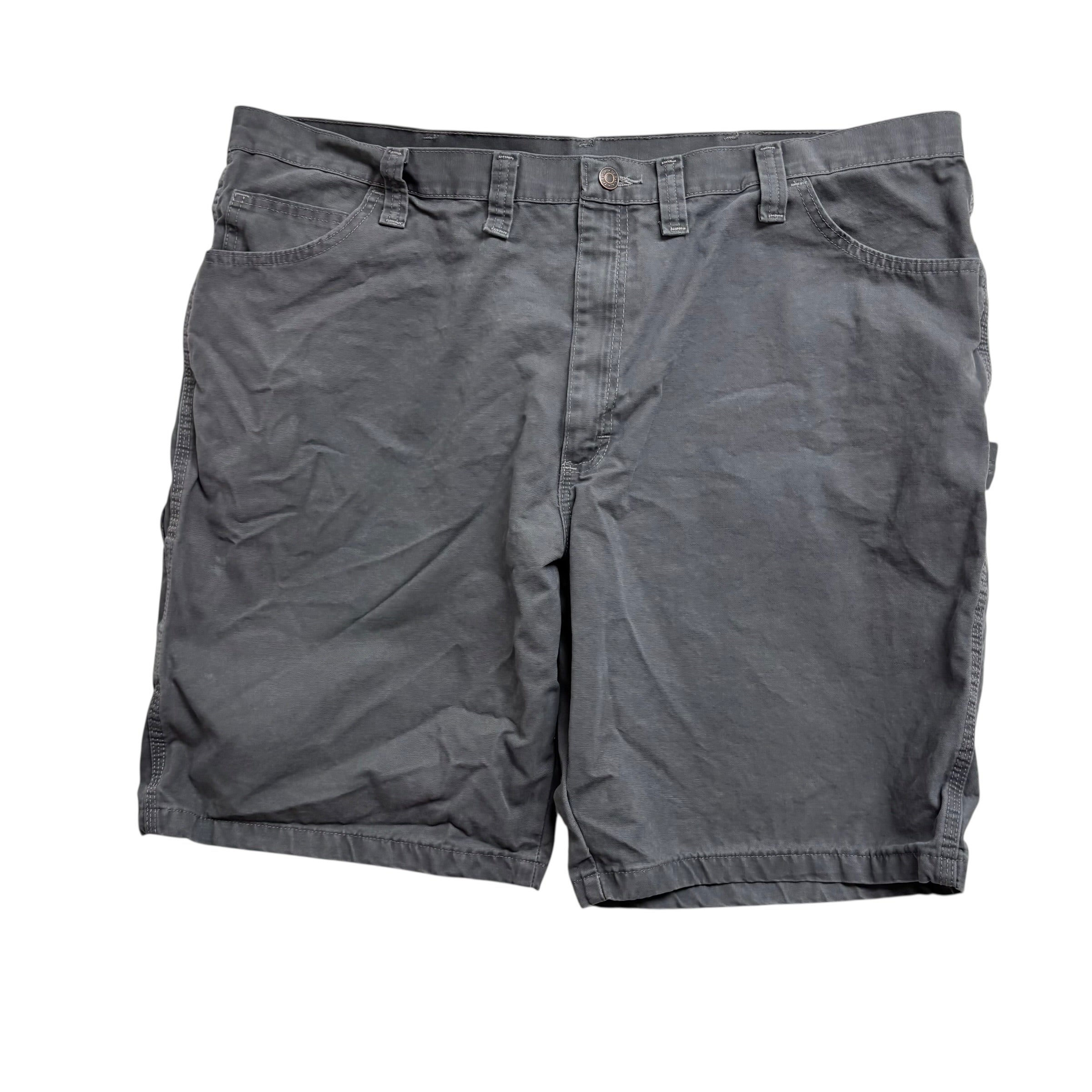 Wrangler Baggy Jorts W44 Mens Canvas Shorts Grey Relaxed Fit (E)