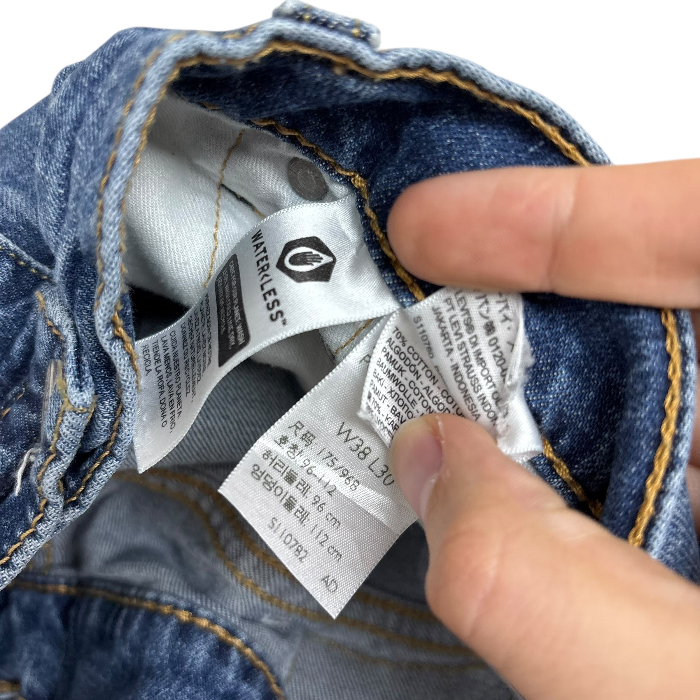 Levis 511 Jeans W36 L30 Mens Mid Blue Slim Fit Stretch Denim