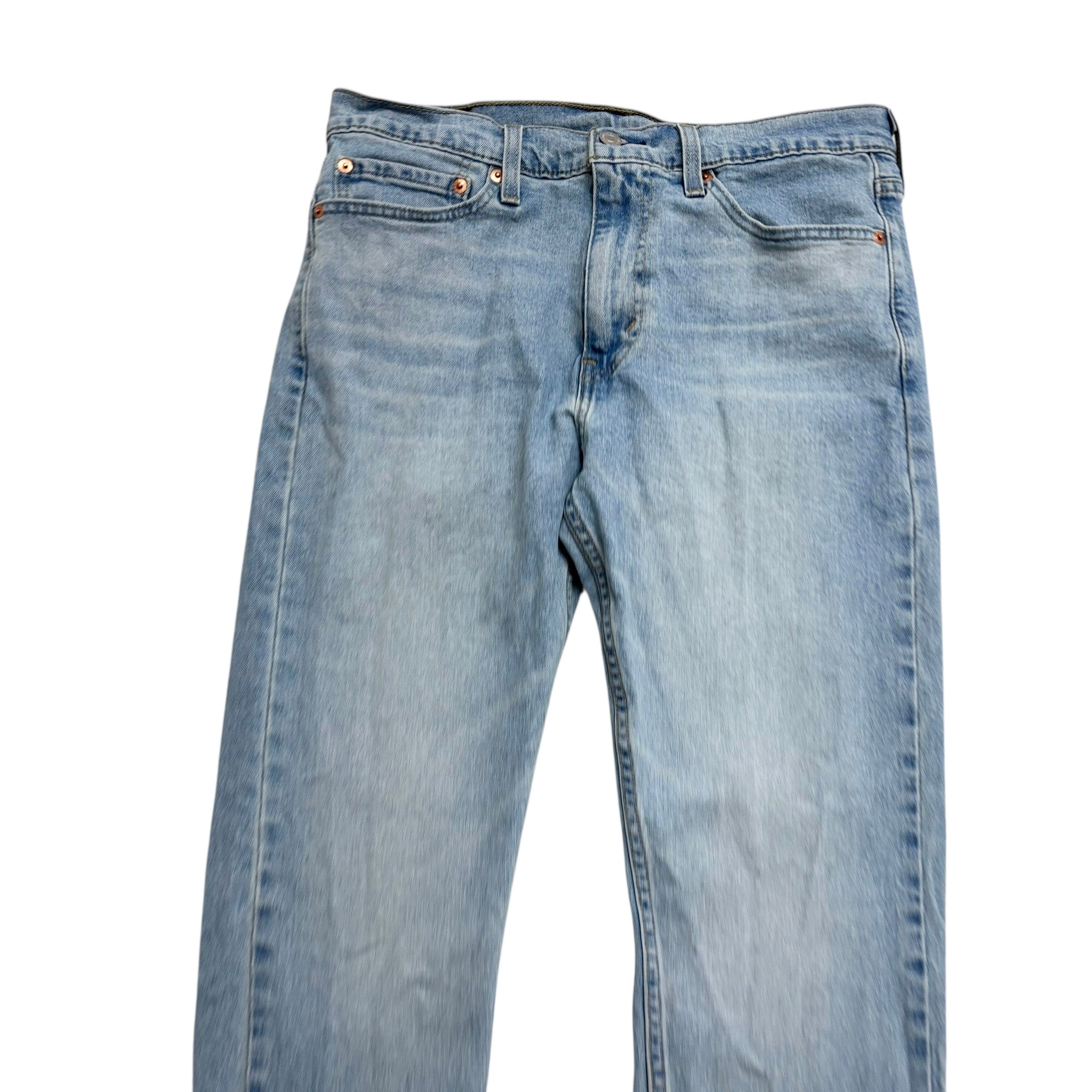 Levis 510 Jeans W32 L30 Mens Light Blue Skinny Fit Stretch Denim (E)