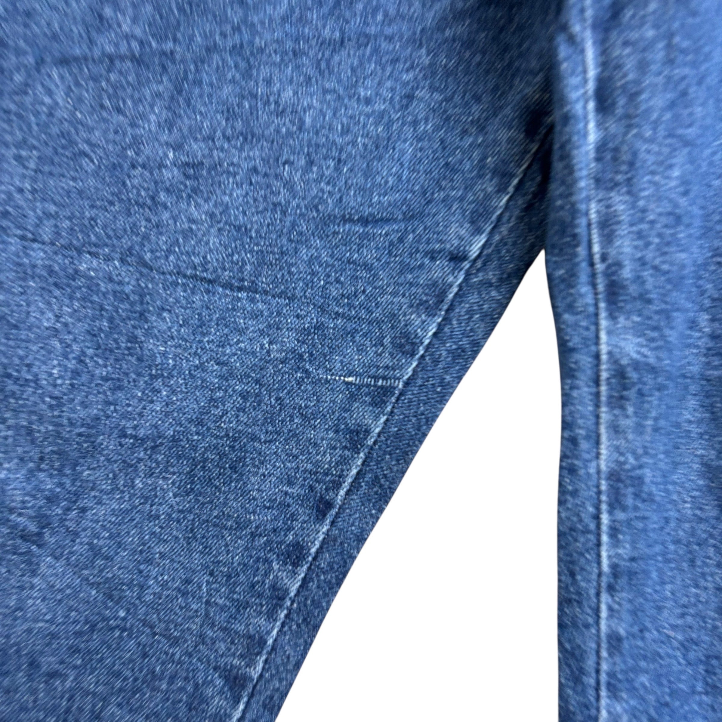 Wrangler Jeans W42 L30 Mens Mid Blue Regular Straight Fit Stretch Denim