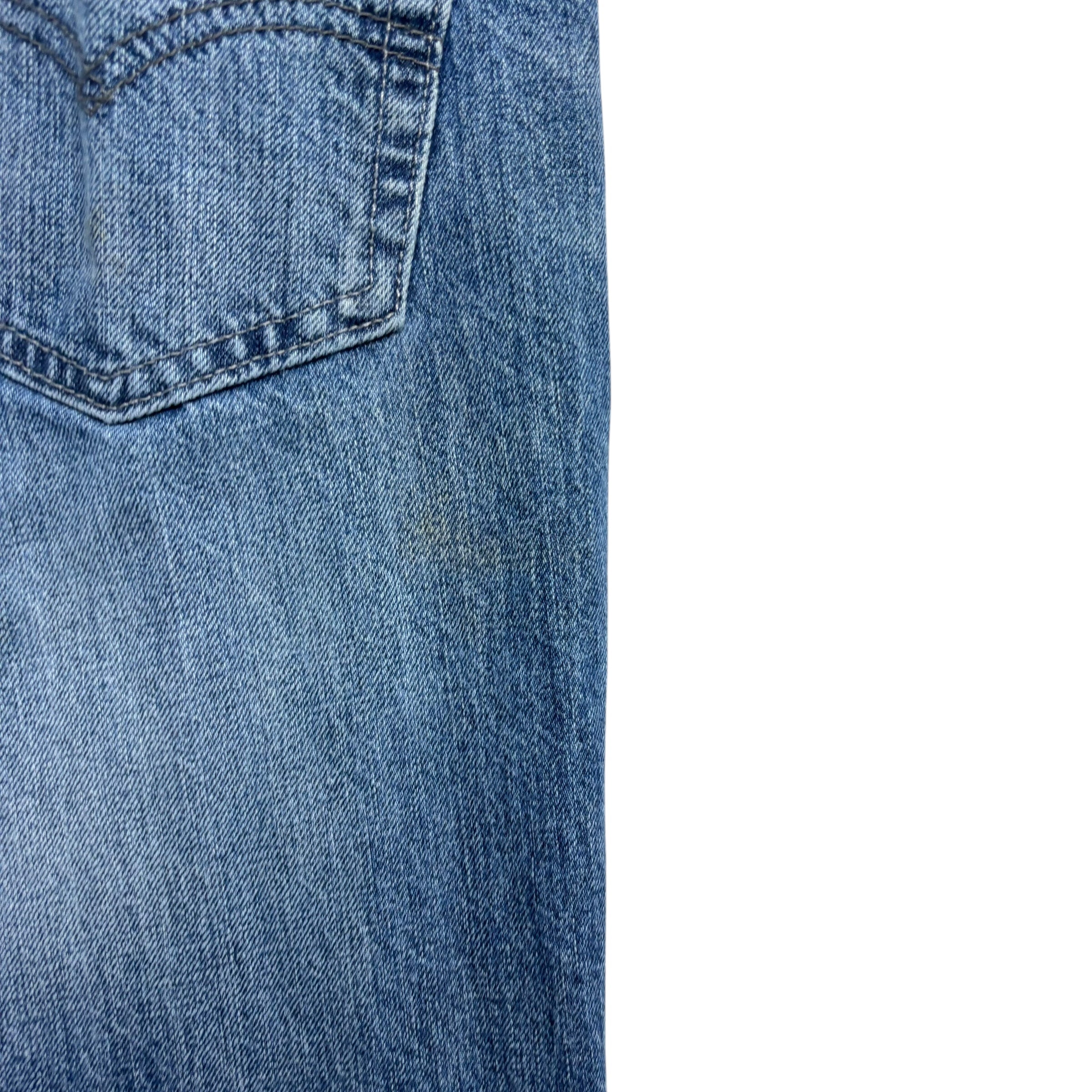 Levis 514 Jeans W32 L30 Mens Mid Blue Regular Straight Fit Denim