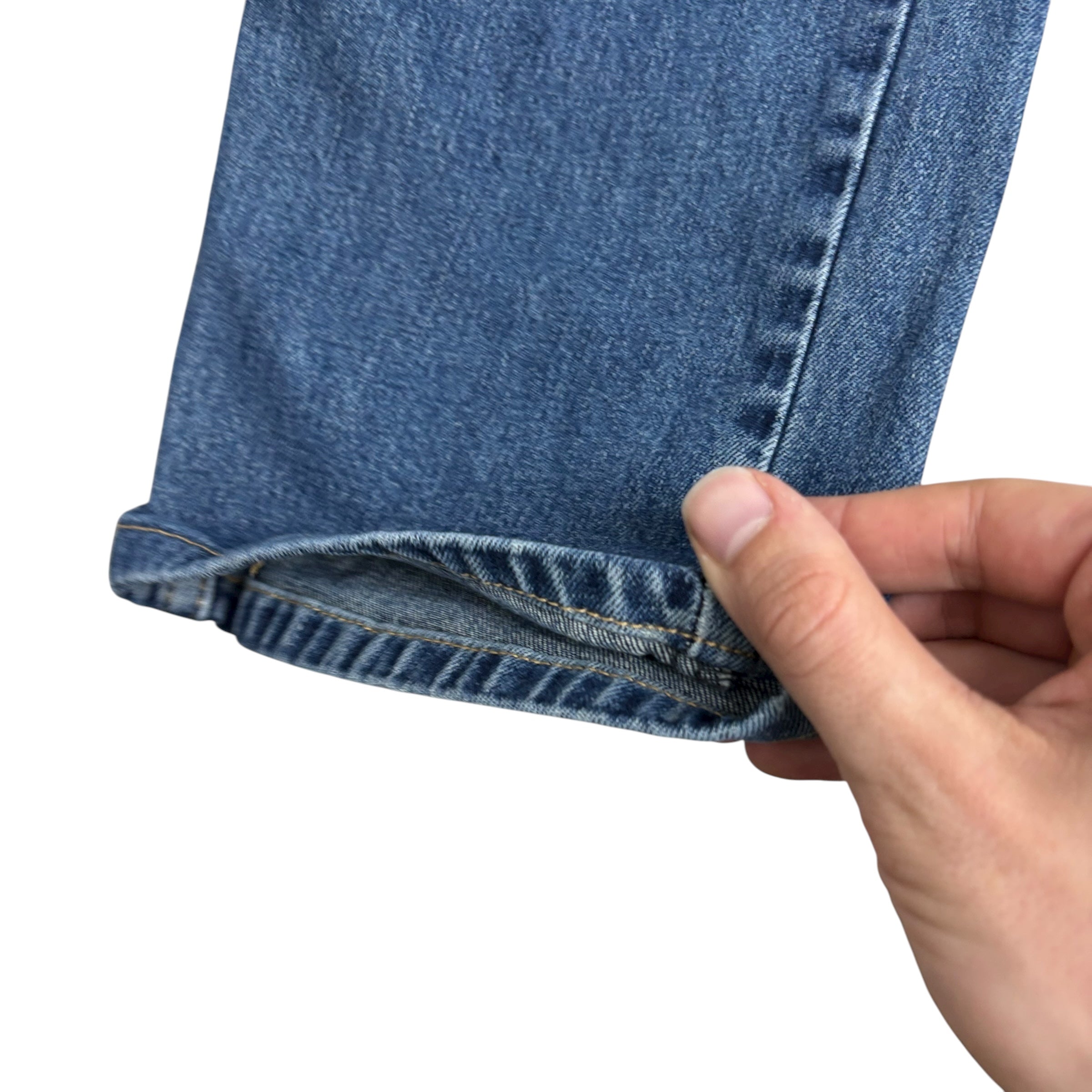 Levis 514 Jeans W32 L28 Mens Mid Blue Regular Straight Fit Stretch Denim