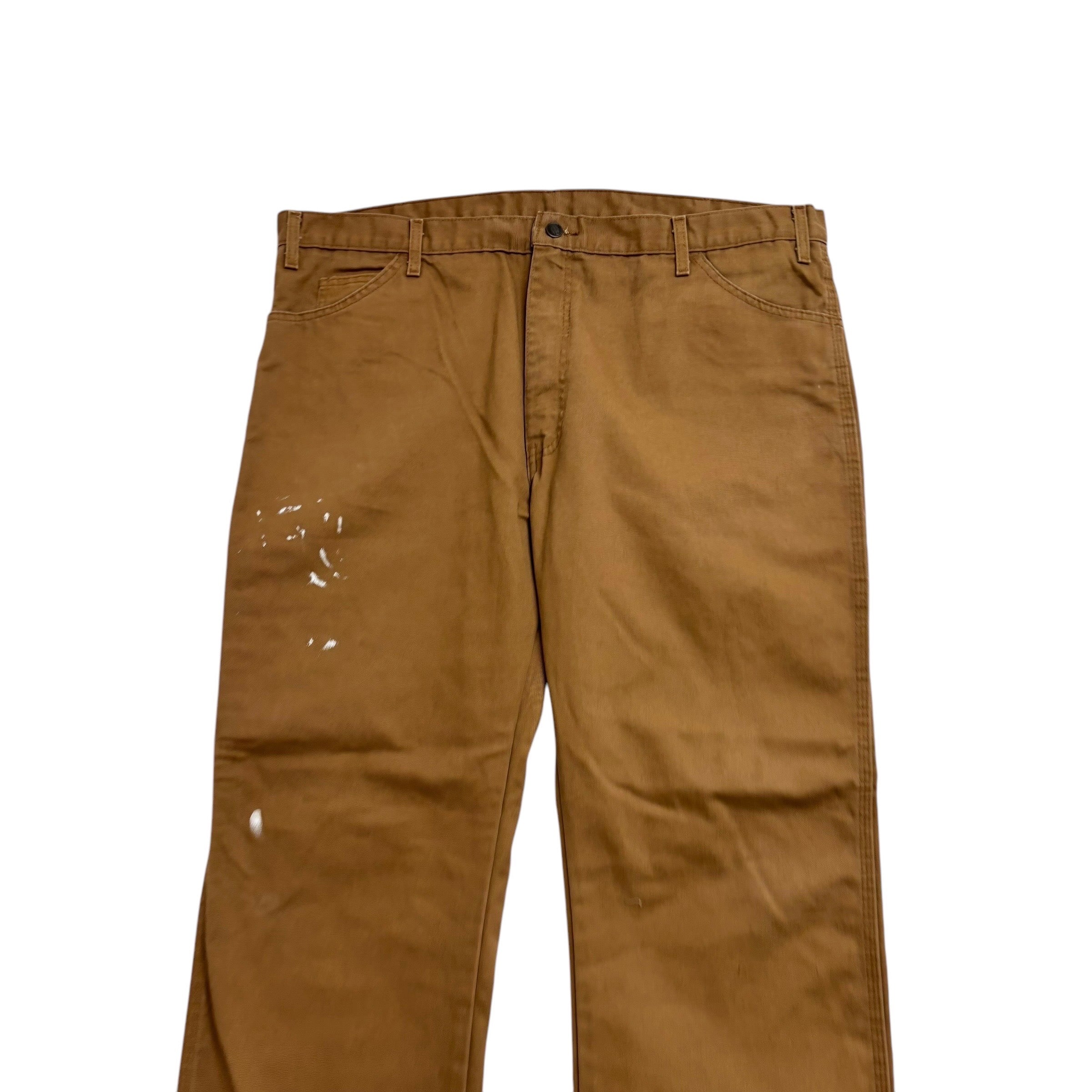 Dickies Carpenter Pants W40 L30 Mens Tan Relaxed Fit Trousers Jeans