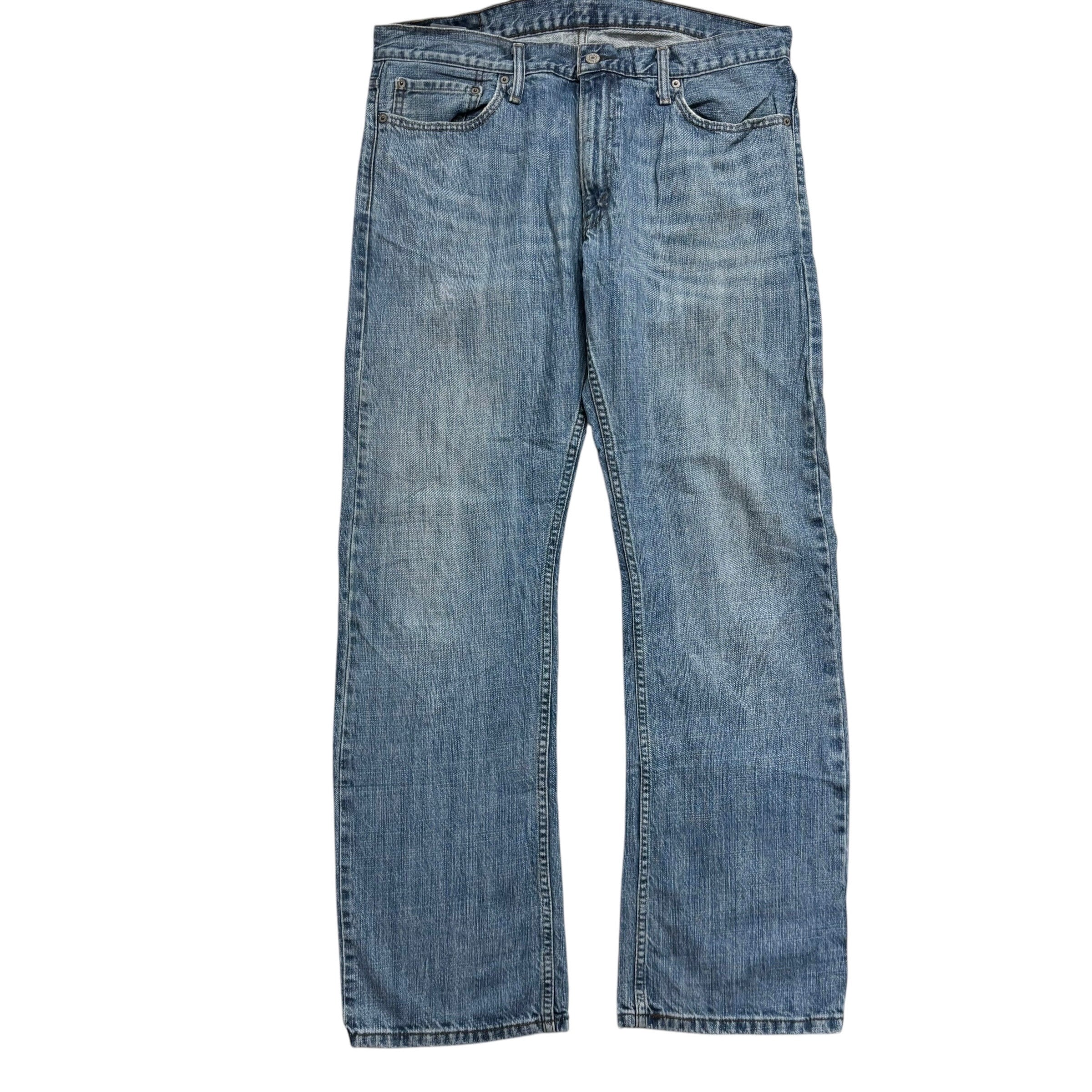 Levis 514 Jeans W36 L32 Mens Mid Blue Relaxed Straight Fit Denim
