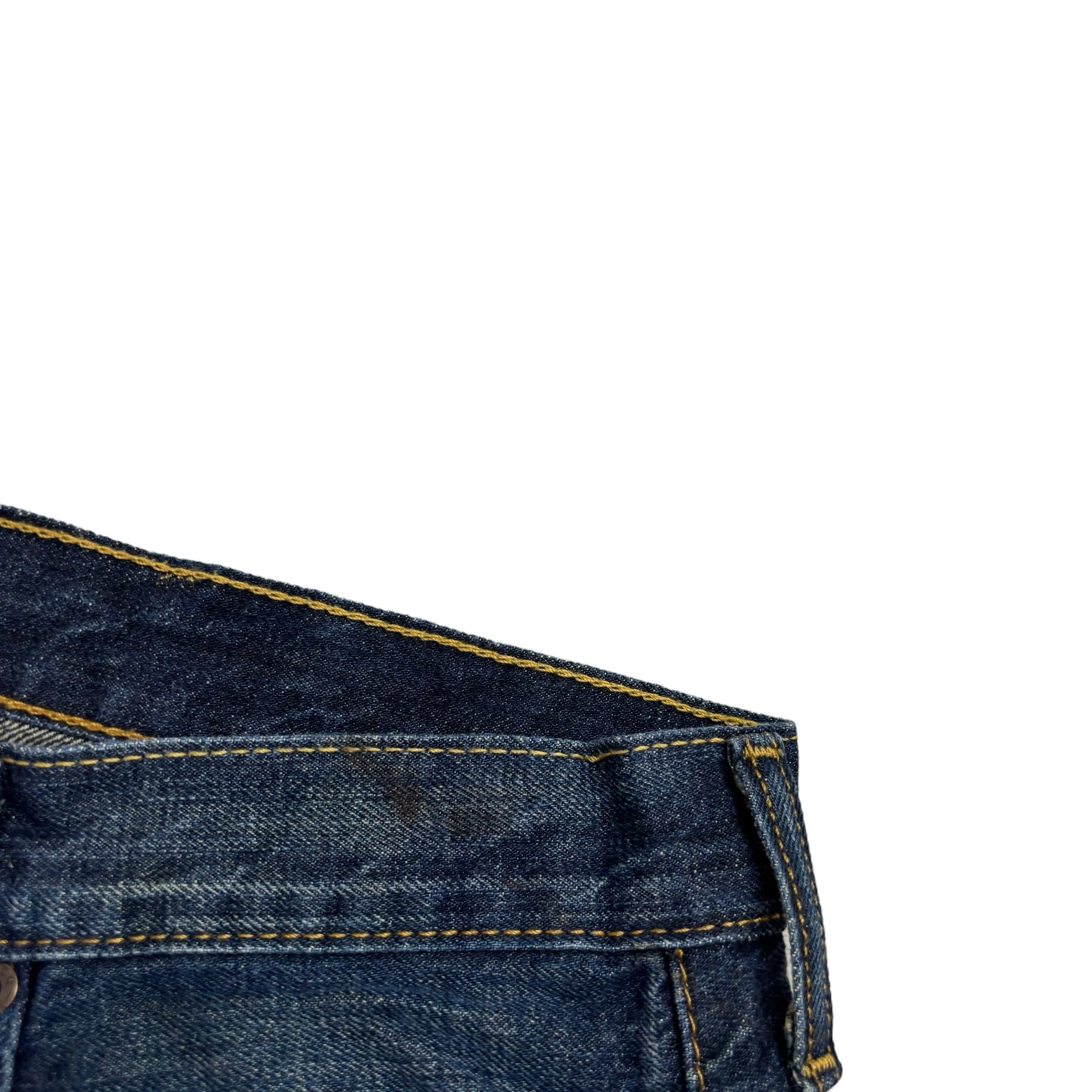 Levis 569 Jeans W42 L30 Mens Dark Blue Baggy Relaxed Straight Fit Vintage Denim