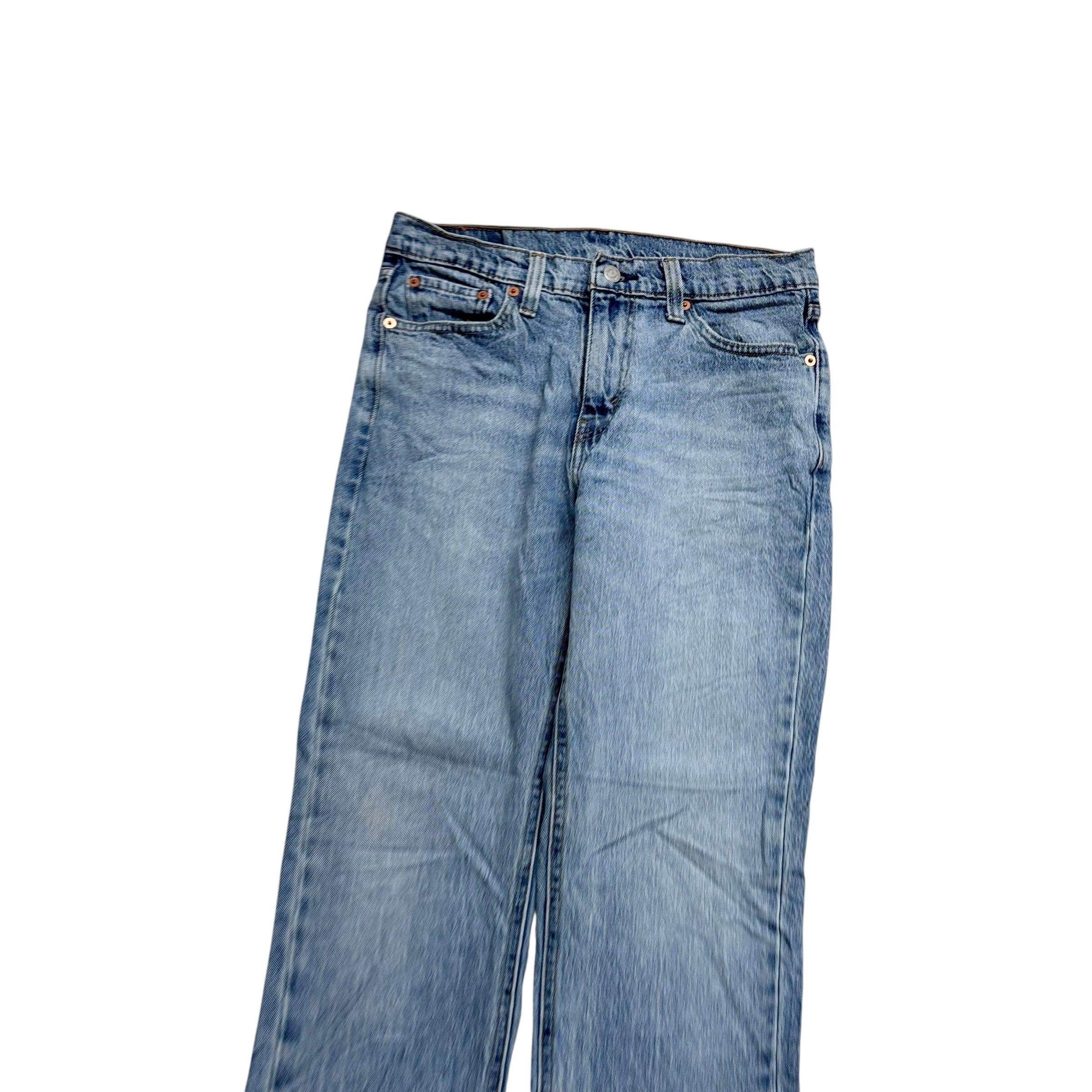 Levis 541 Jeans W29 L30 Mens Light Blue Athletic Tapered Fit Stretch Denim (E)