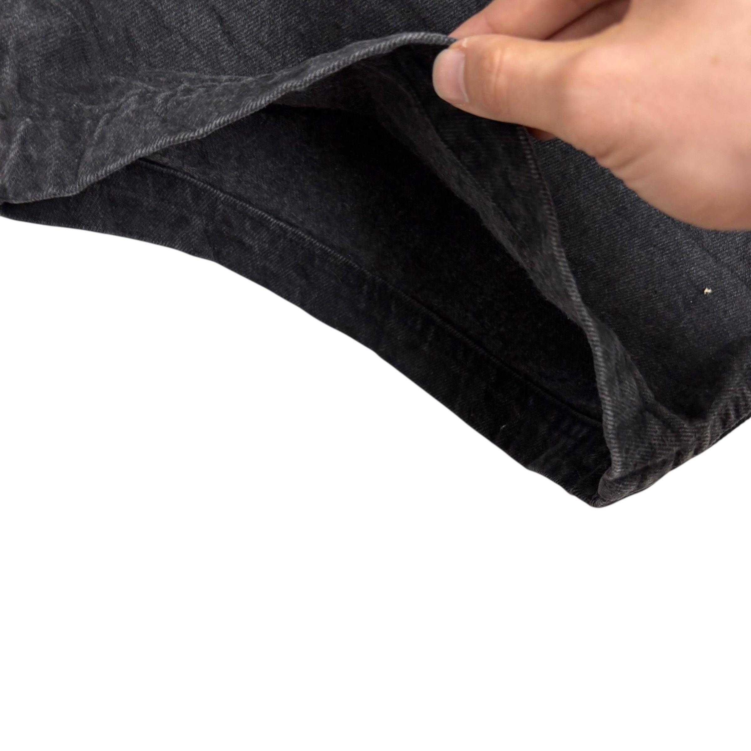 Wrangler Denim Shorts W40 Mens Black 6in Regular Fit