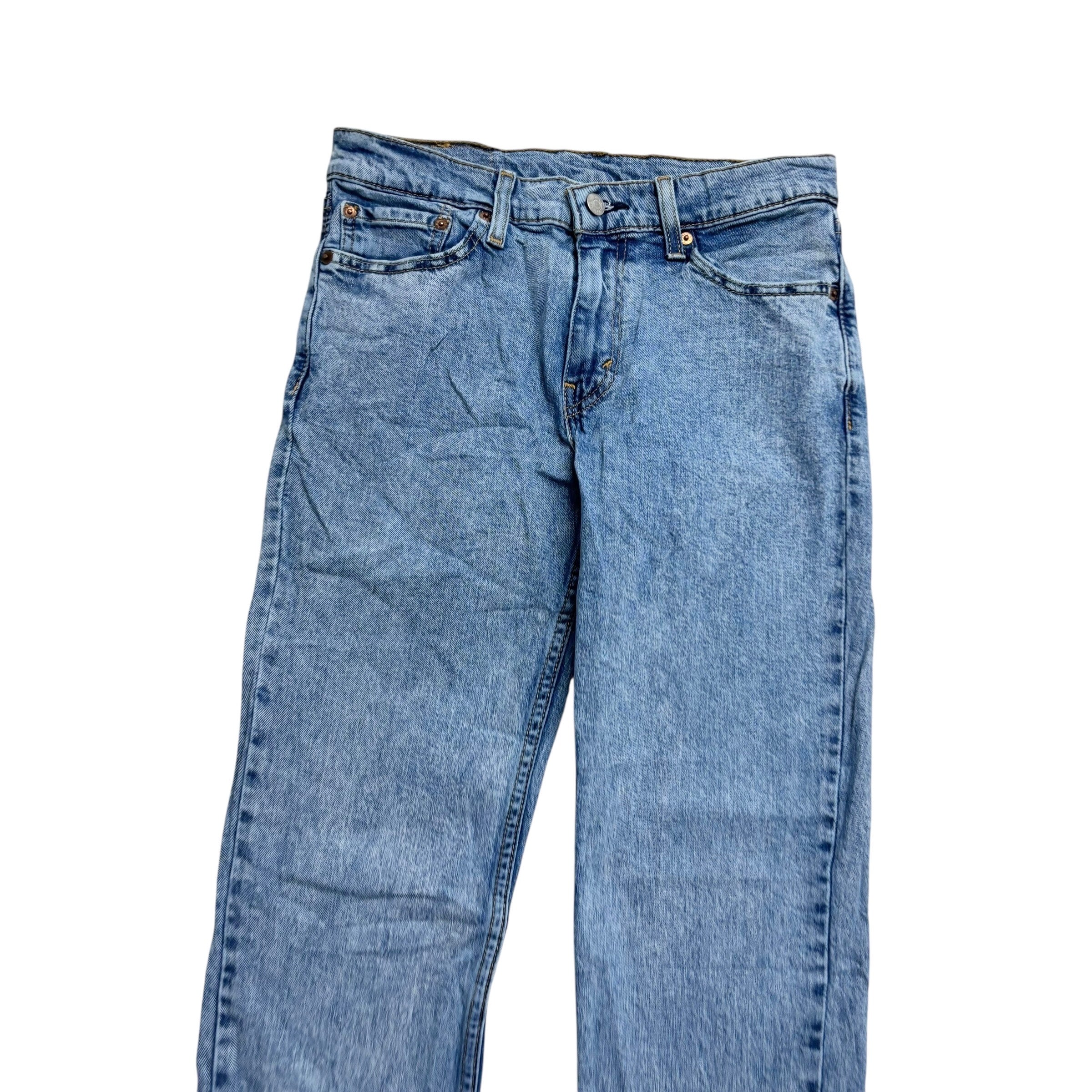 Levis 511 Jeans W30 L32 Mens Light Blue Slim Fit Stretch Denim (E)