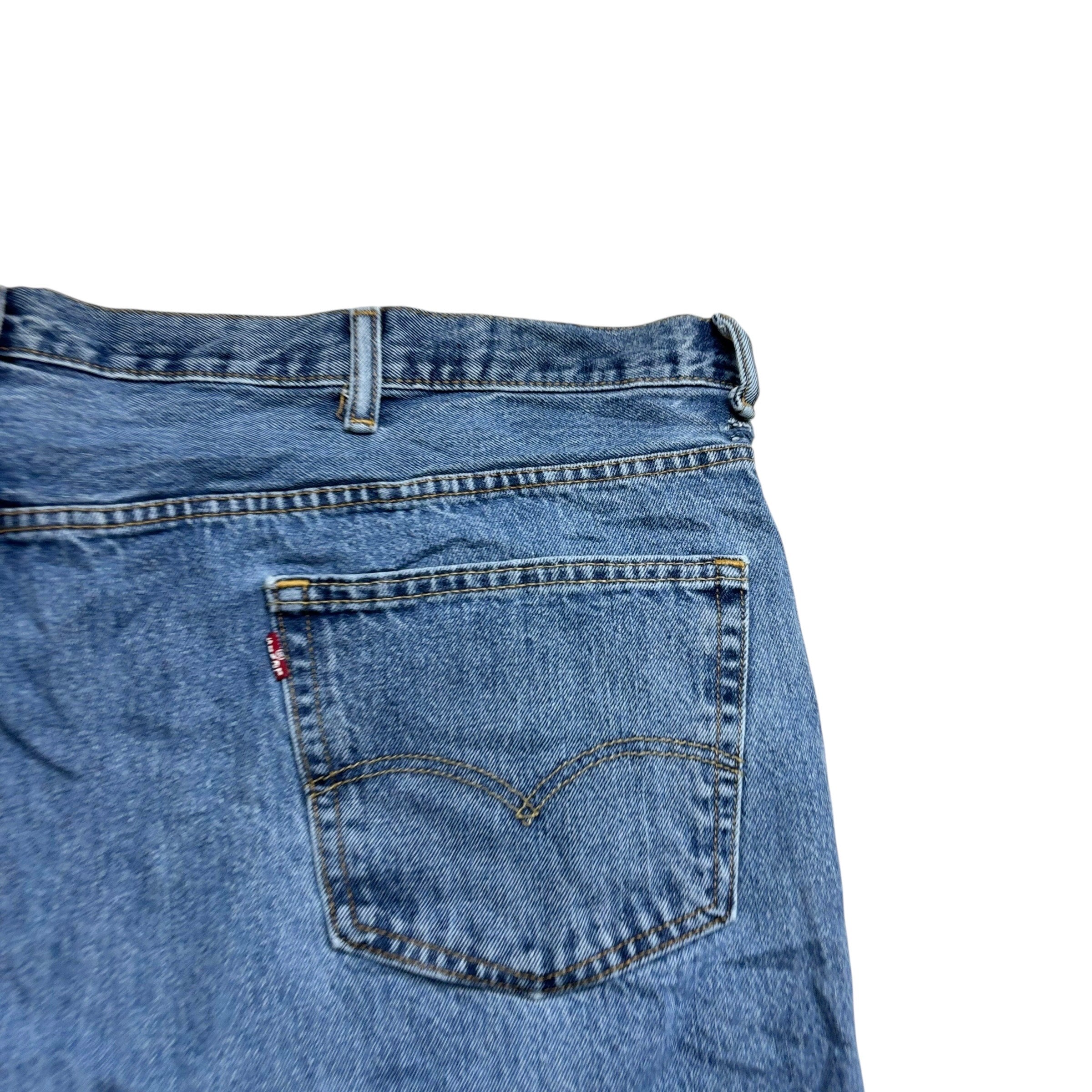 Levis 550 Jeans W54 L32 Mens Light Blue Baggy Relaxed Straight Fit Denim