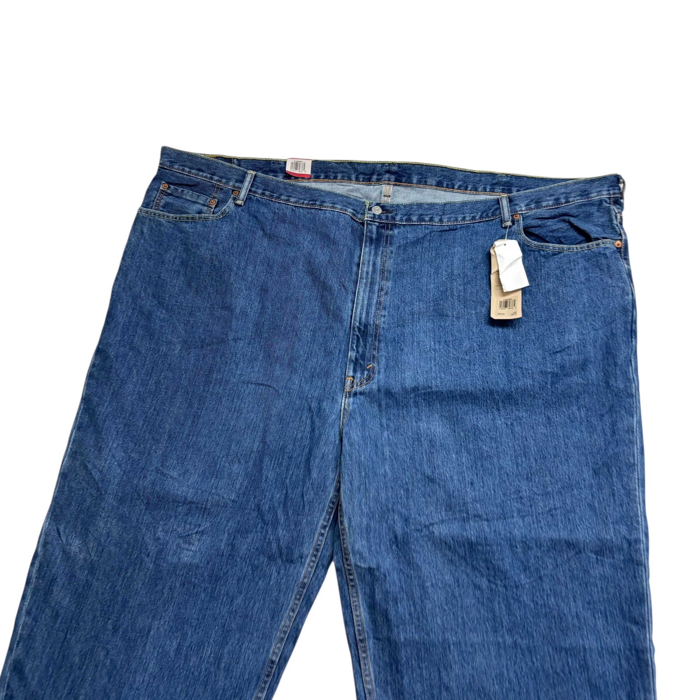 Levis 560 Jeans W58 L32 Mens Mid Blue Baggy Relaxed Comfort Fit Denim (E)