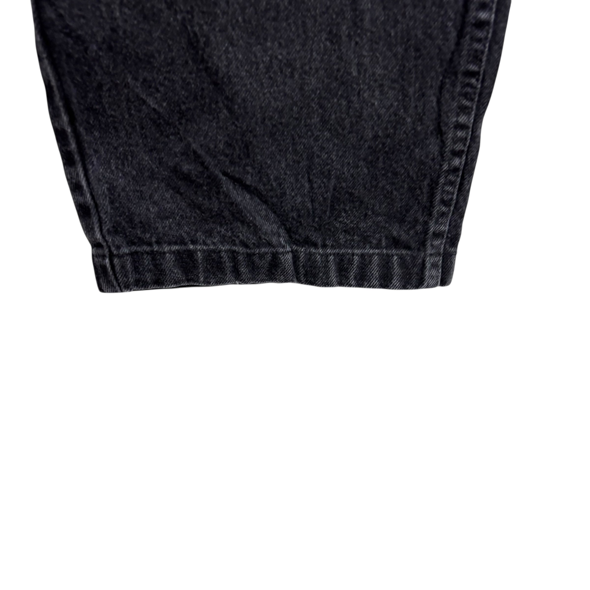 Wrangler Jeans W42 L27 Mens Black Relaxed Straight Fit Vintage Denim