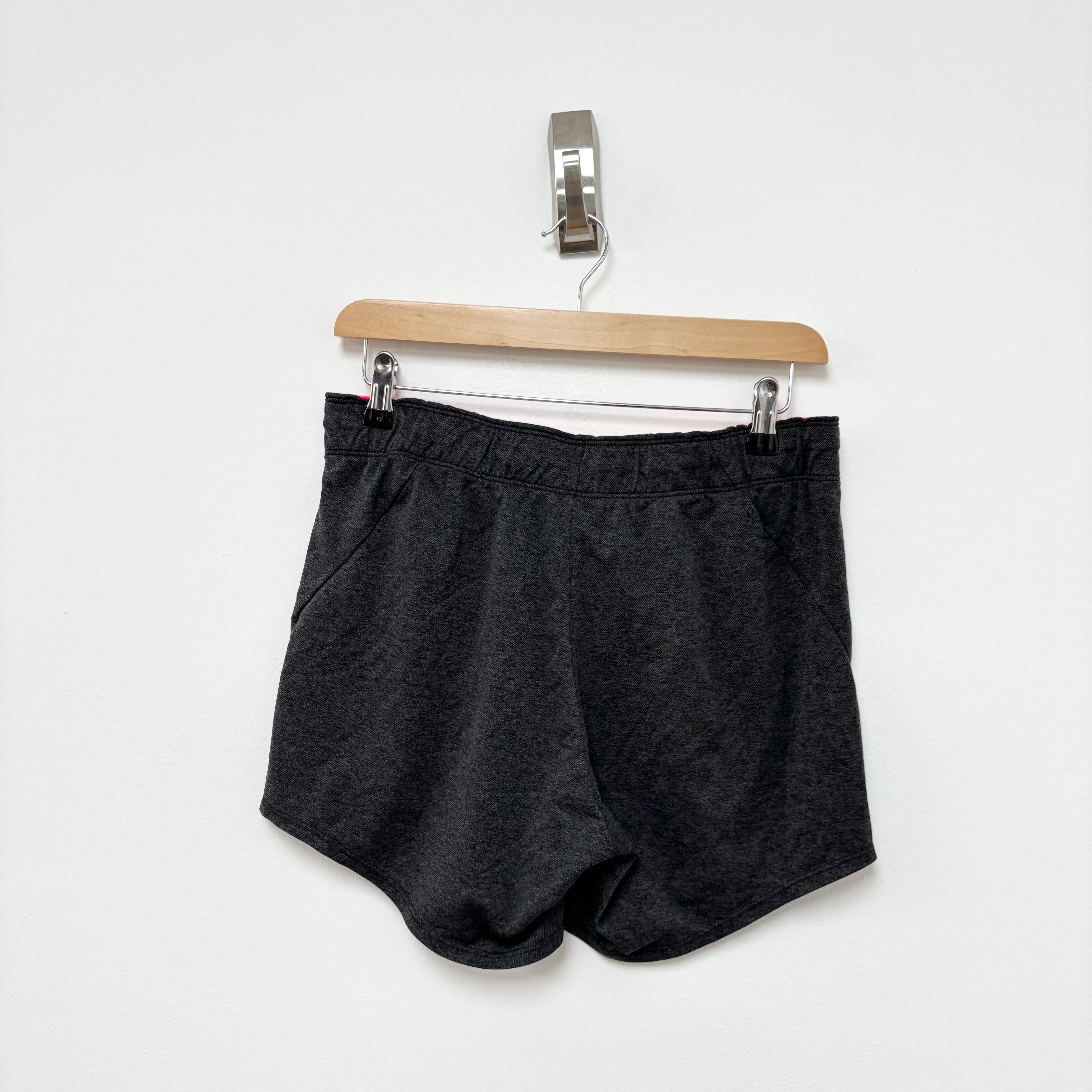 Nike Shorts Womens Small Grey Dri Fit Running Sports Gym Athletic (E)