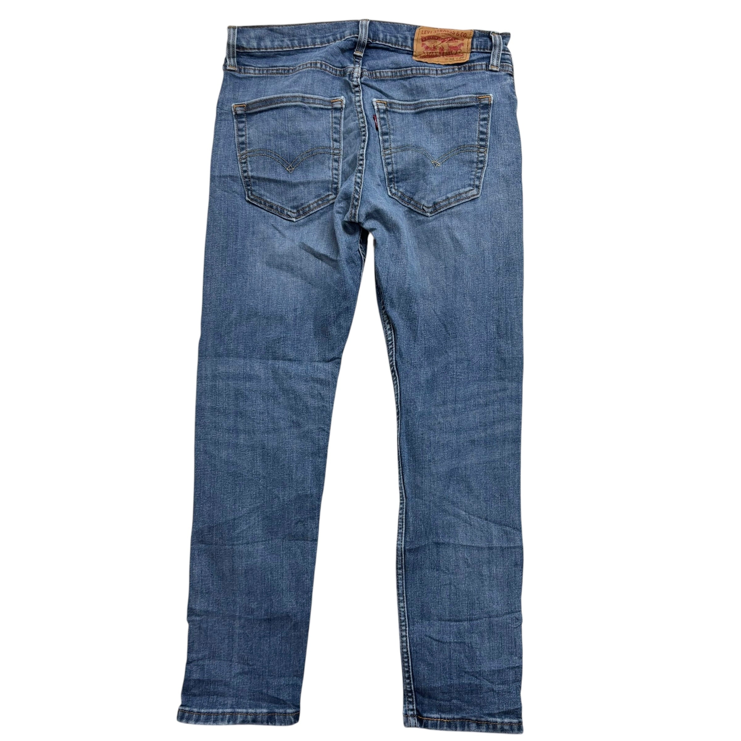 Levis 512 Jeans W31 L28 Mens Light Blue Slim Tapered Fit Stretch Denim (E)