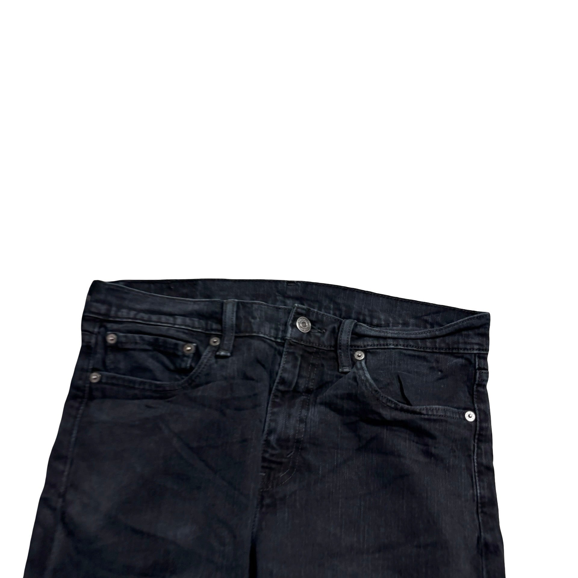 Levis Skinny Jeans W31 L32 Mens Black Stretch Denim