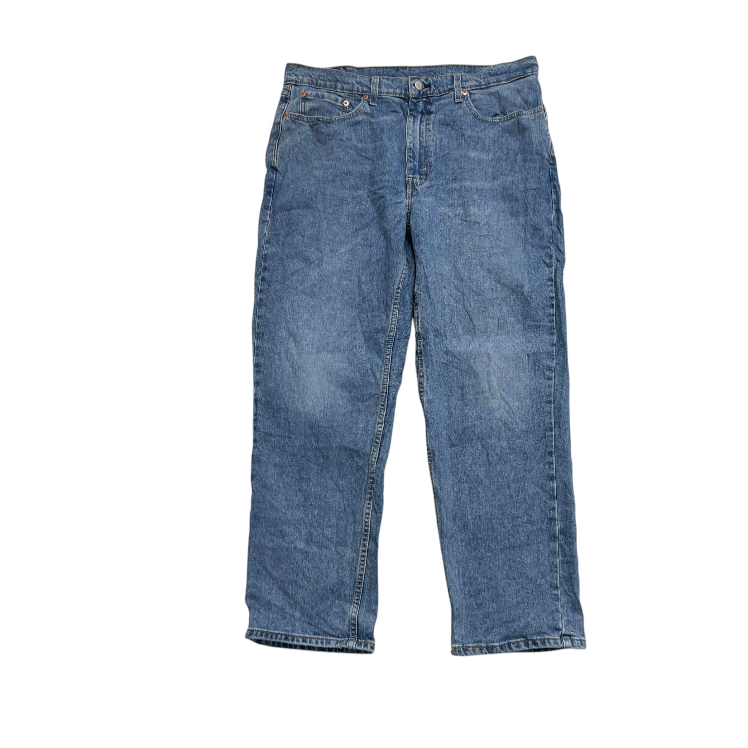 Levis 550 Jeans W36 L30 Mens Light Blue Baggy Relaxed Straight Stretch Denim