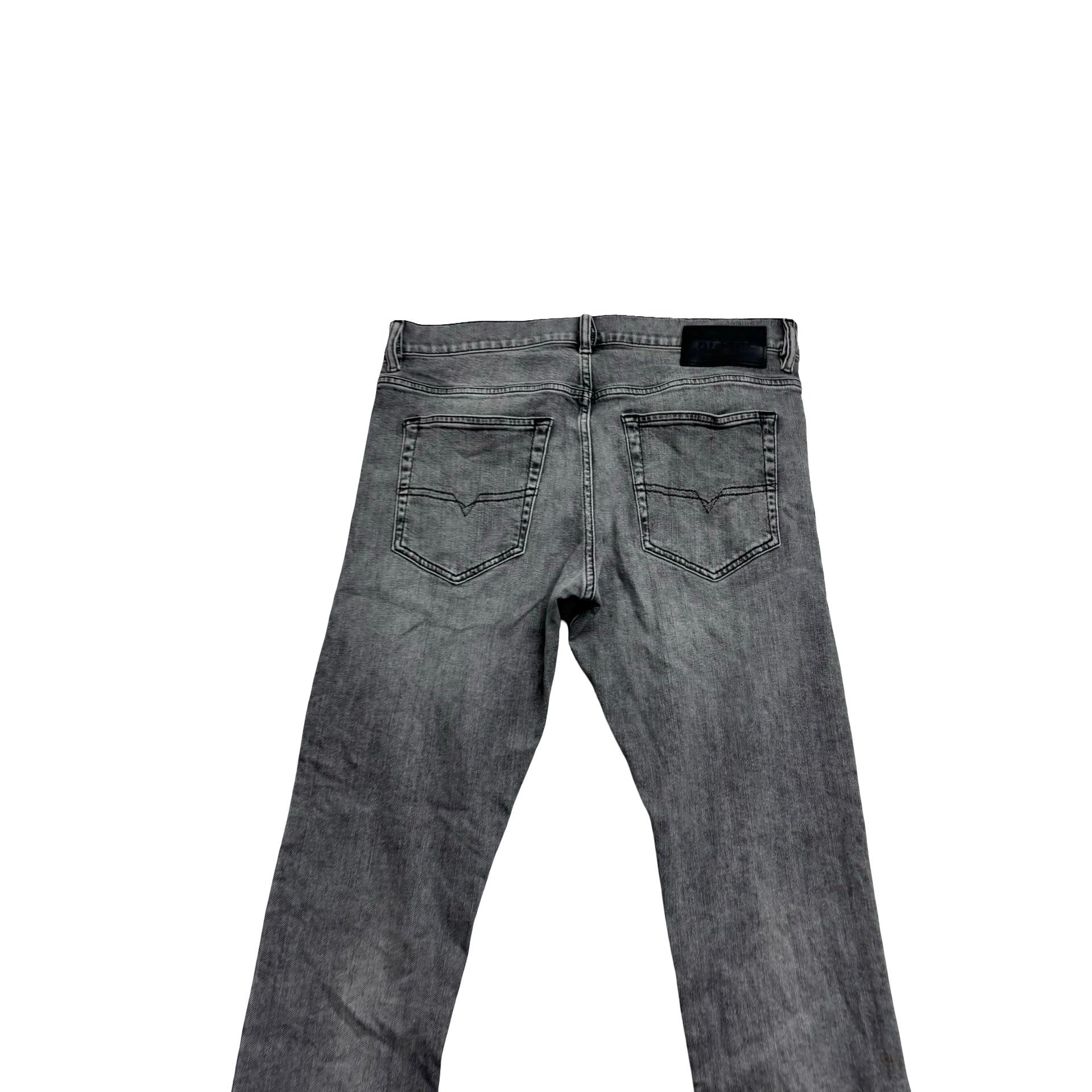 Diesel D Luster Jeans W32 L30 Mens Grey Slim Fit Stretch Denim (E)