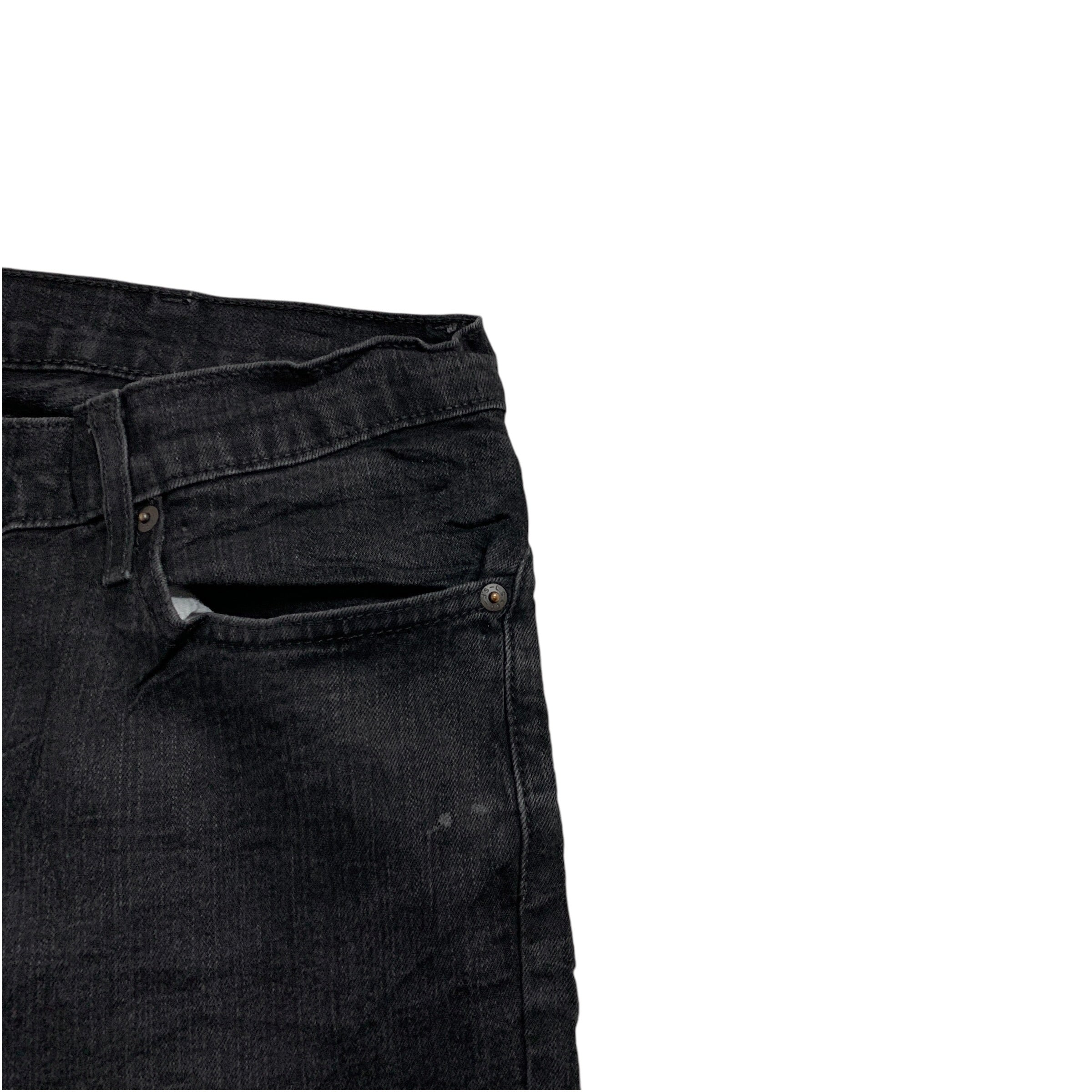 Levis 511 Jeans W36 L31 Mens Black Slim Fit Stretch Denim