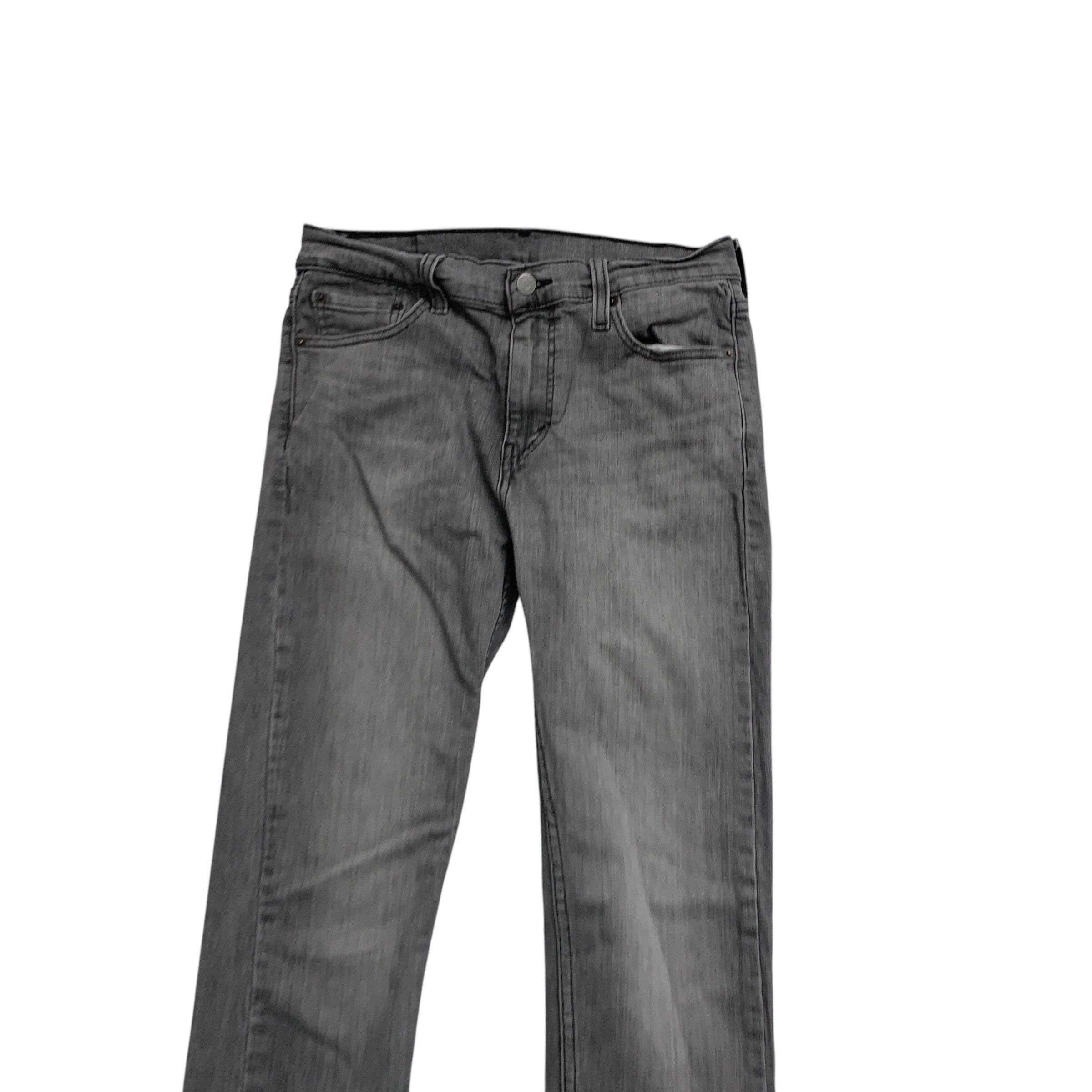 Levis 510 Jeans W30 L28 Mens Grey Skinny Fit Stretch Denim (E)