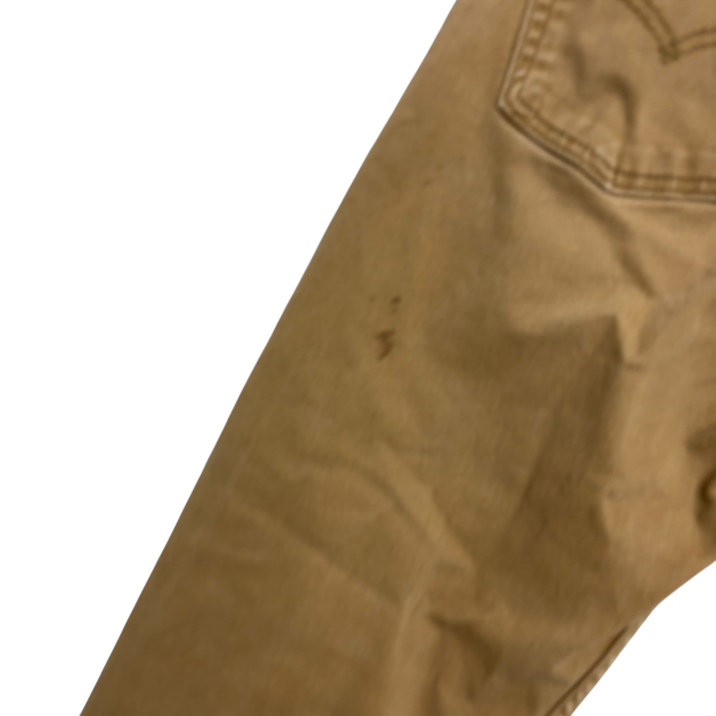 Levis 513 Jeans W32 L29 Mens Beige Tan Slim Straight Fit Stretch Denim