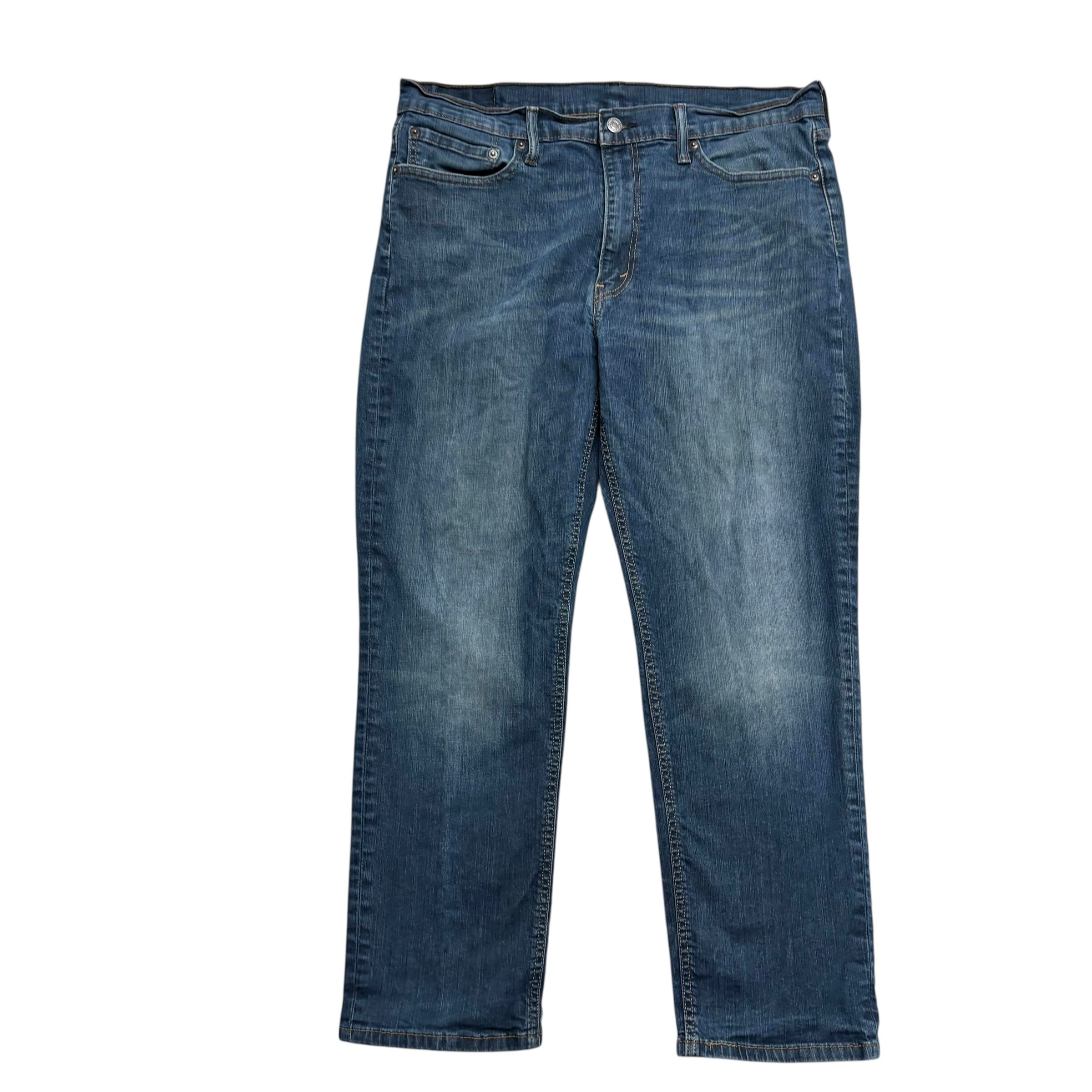 Levis 541 Jeans W36 L28 Mens Dark Blue Athletic Tapered Fit Stretch Denim