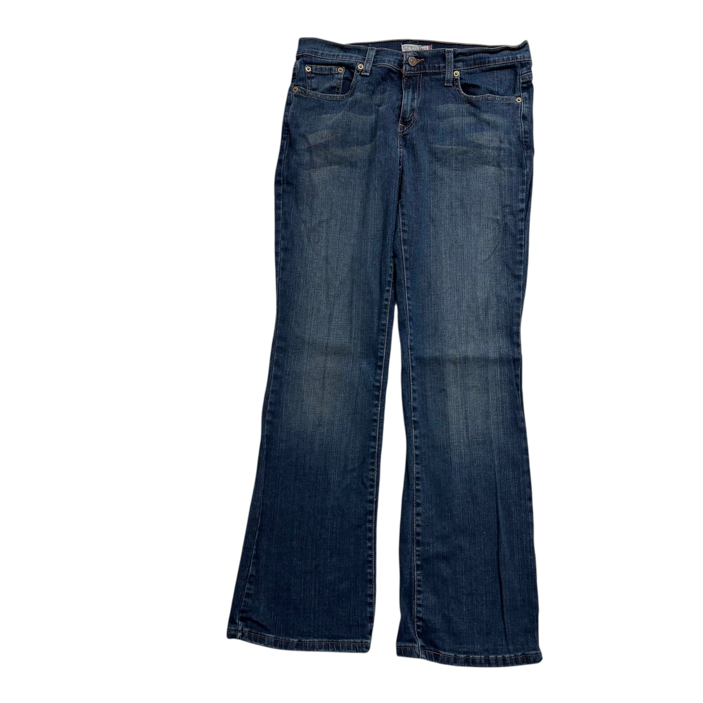 Levis 515 Jeans W32 L30 Womens Dark Blue Bootcut Fit Stretch Vintage (E)