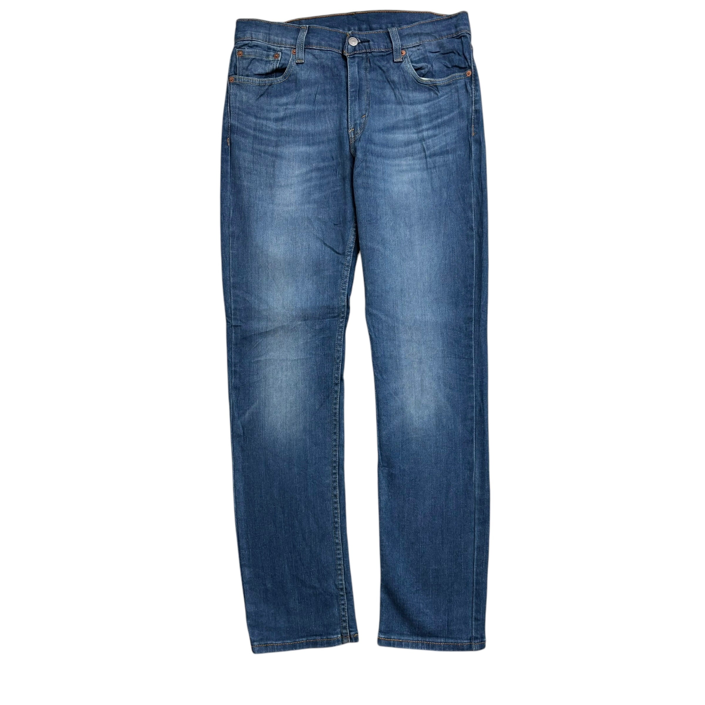 Levis 511 Jeans W32 L32 Mens Mid Blue Slim Fit Stretch Denim (E)