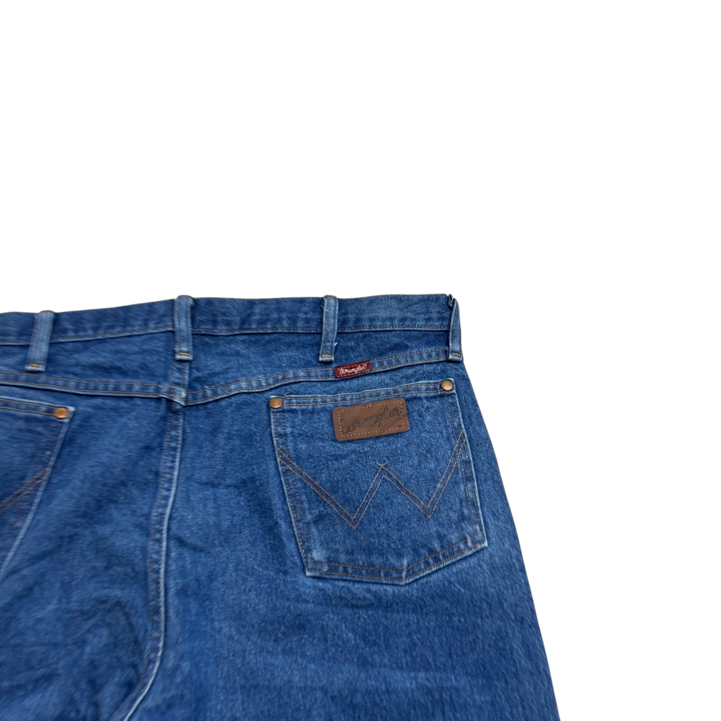 Wrangler Jeans Cowboy Cut W38 L32 Mens Mid Blue 31MWZ Relaxed Fit Denim