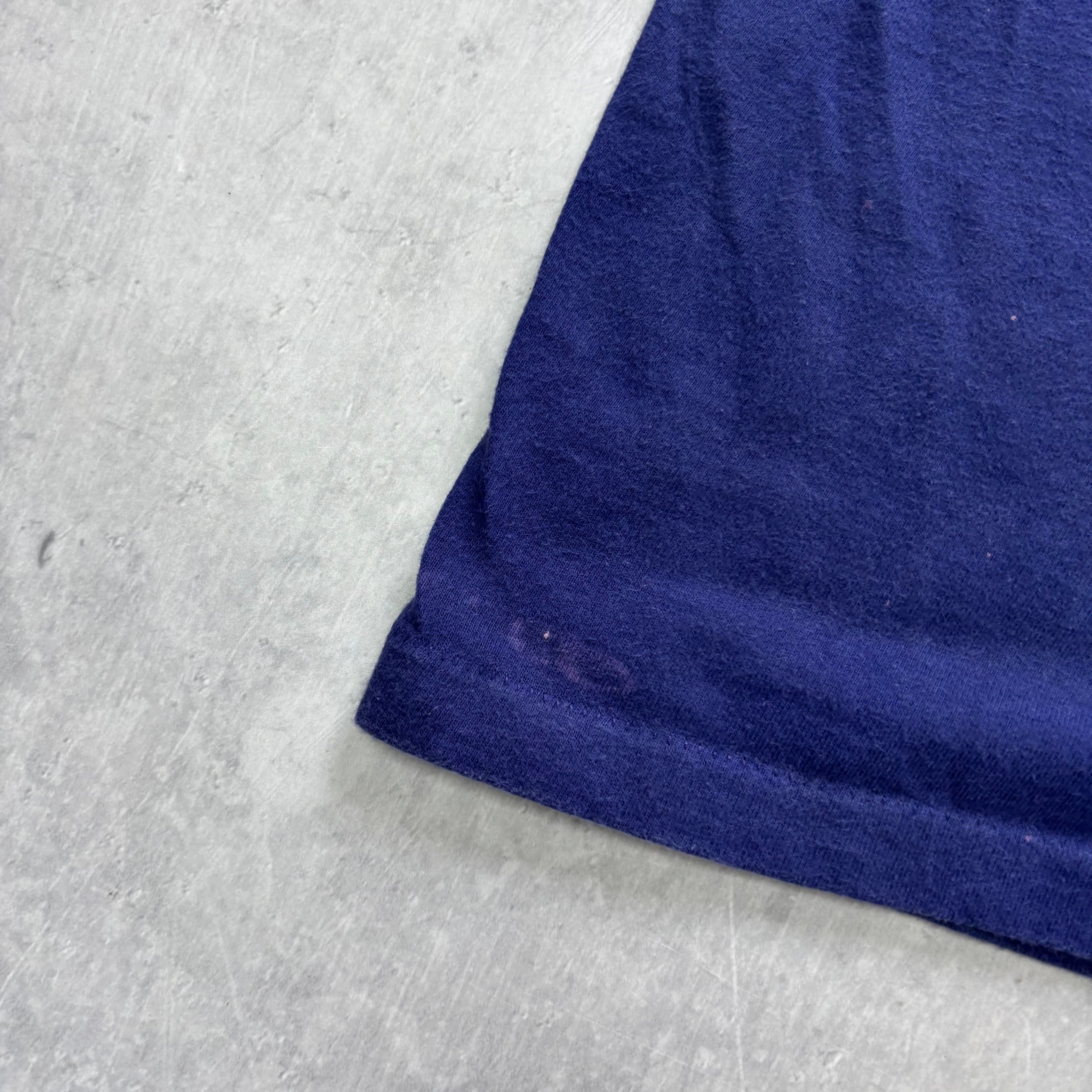 Vintage T Shirt Mens XL Navy Blue Single Stitch Graphic Print 90s USA Tourist