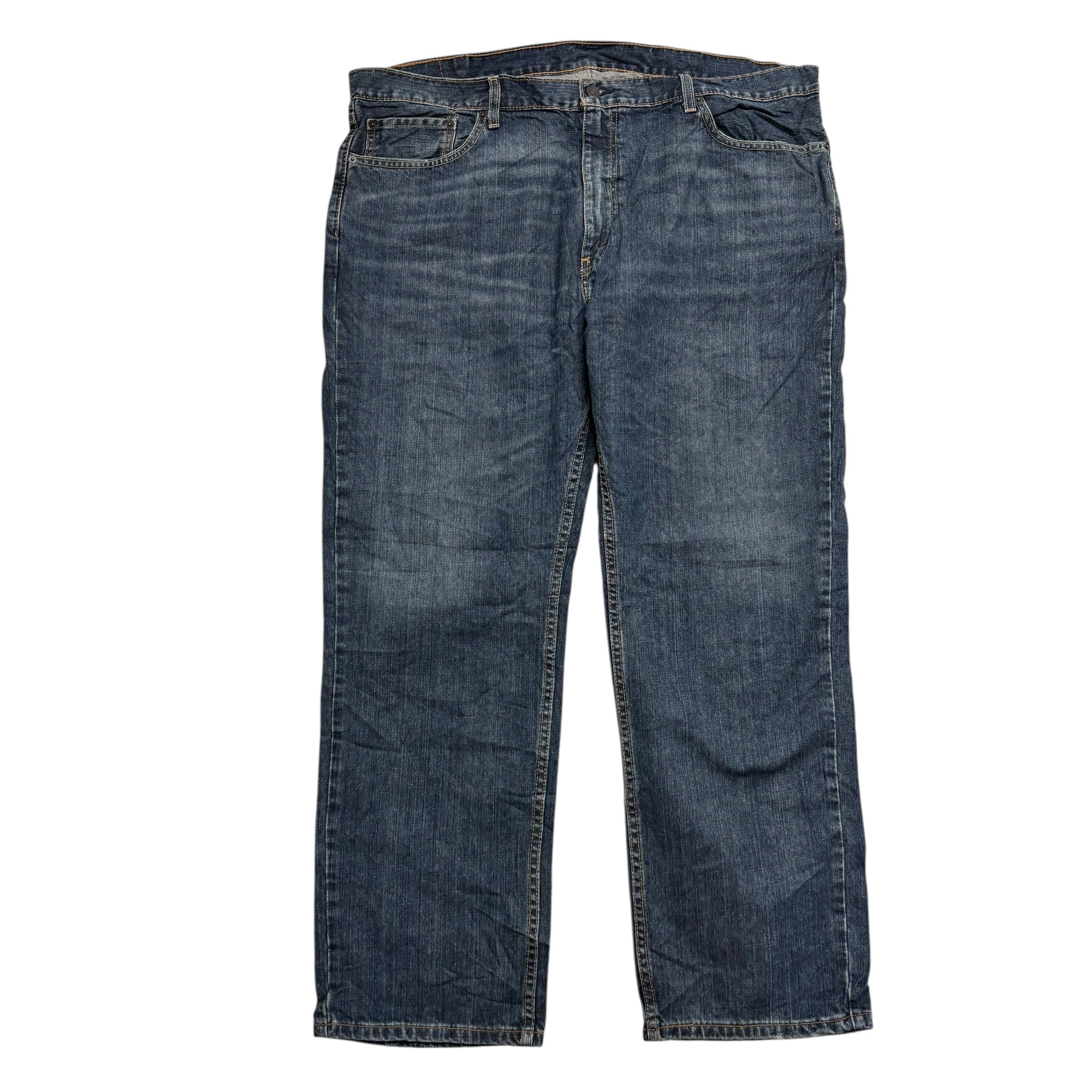 Levis 559 Jeans W42 L30 Mens Dark Blue Baggy Relaxed Straight Fit Denim (E)