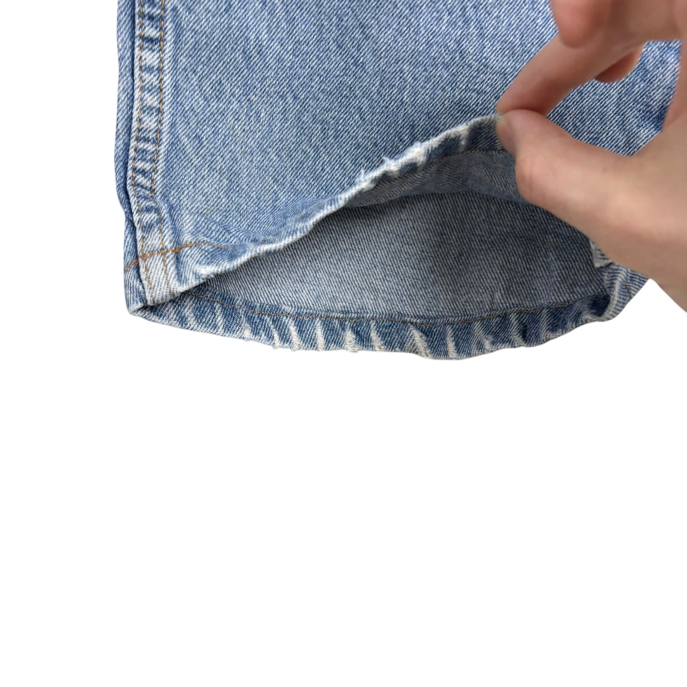 Levis 505 Jeans W36 L27 Mens Light Blue Regular Straight Fit Vintage Denim