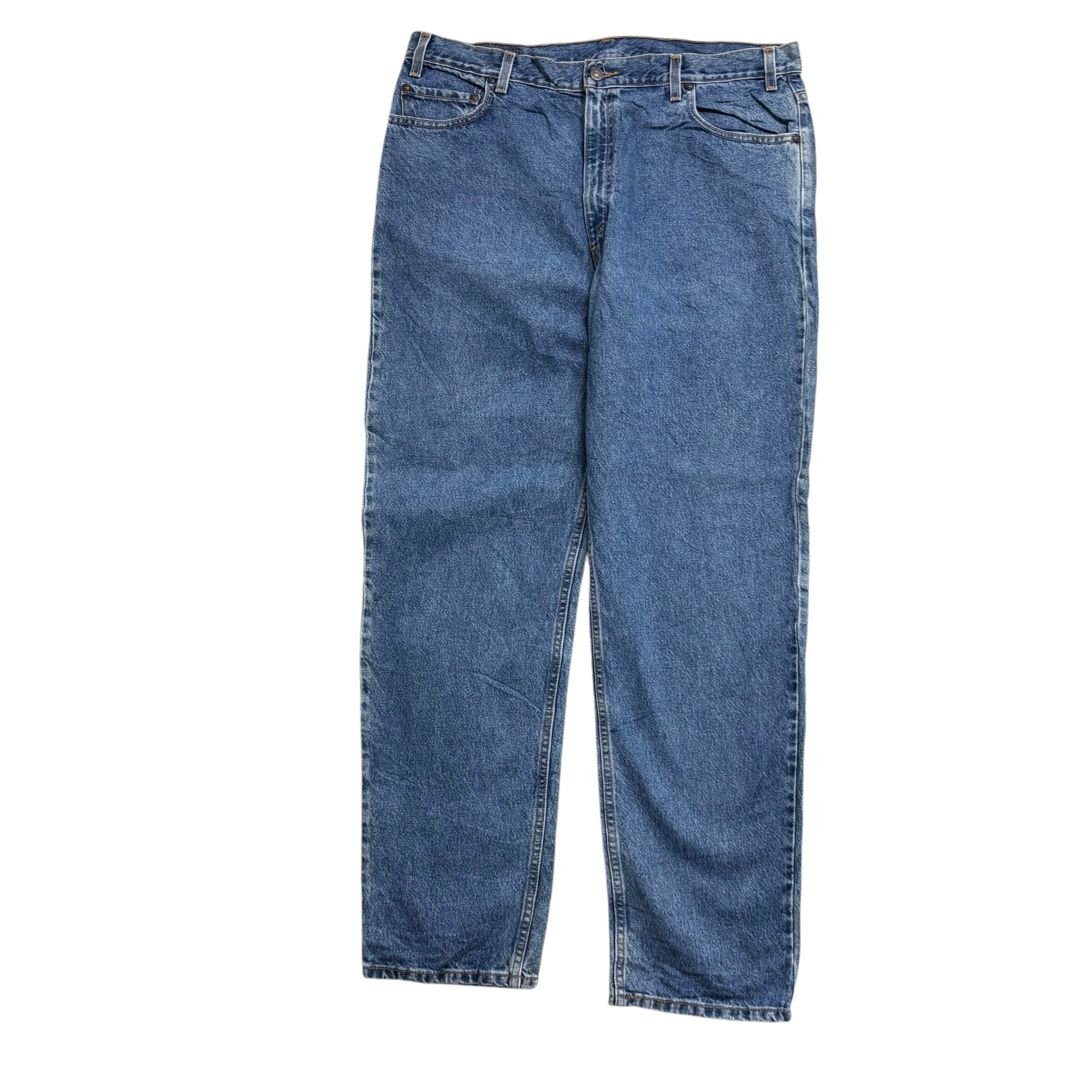 Levis 540 Jeans W40 L32 Mens Mid Blue Relaxed Straight Fit 90s Vintage Denim