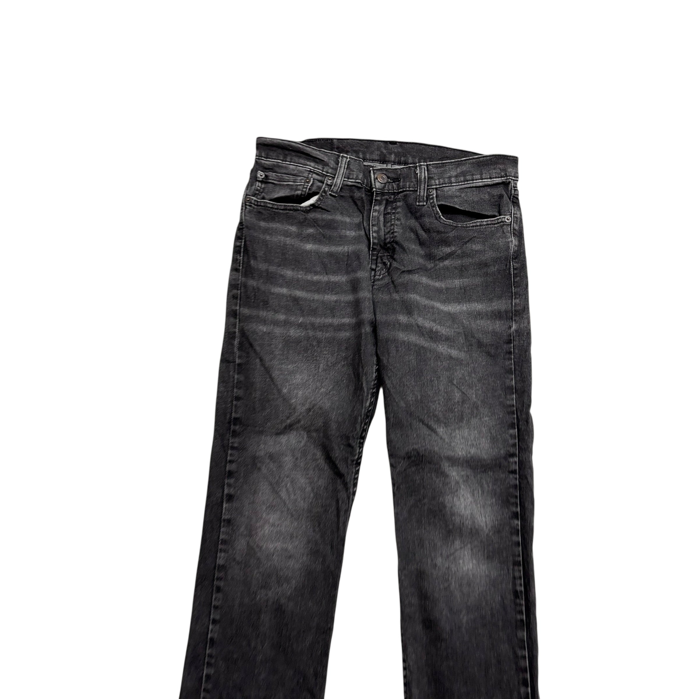 Levis 511 Jeans W33 L30 Mens Black Slim Fit Stretch Denim (E)