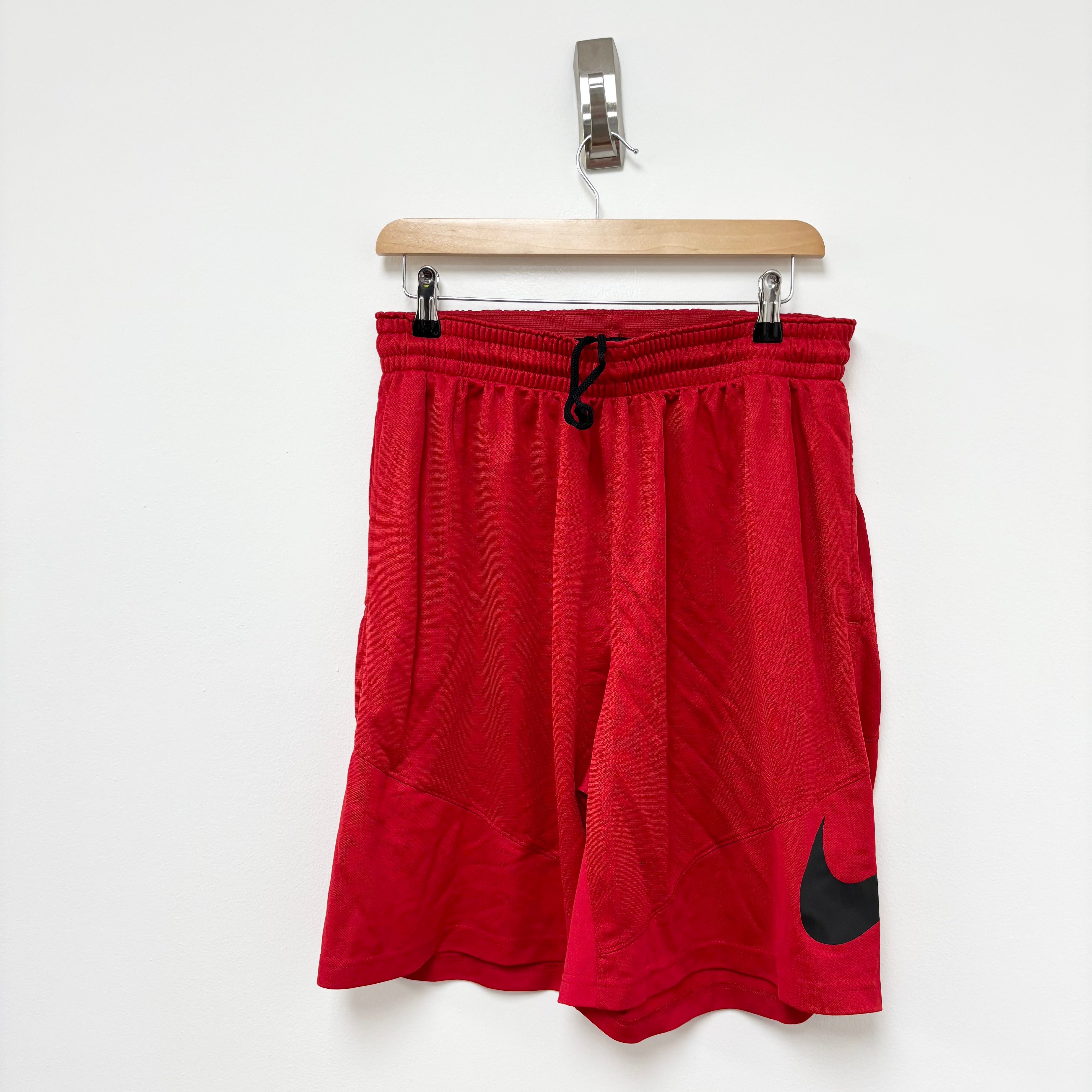 Nike Shorts Mens XXL Red Dri Fit Running Sports Gym Athletic Pockets