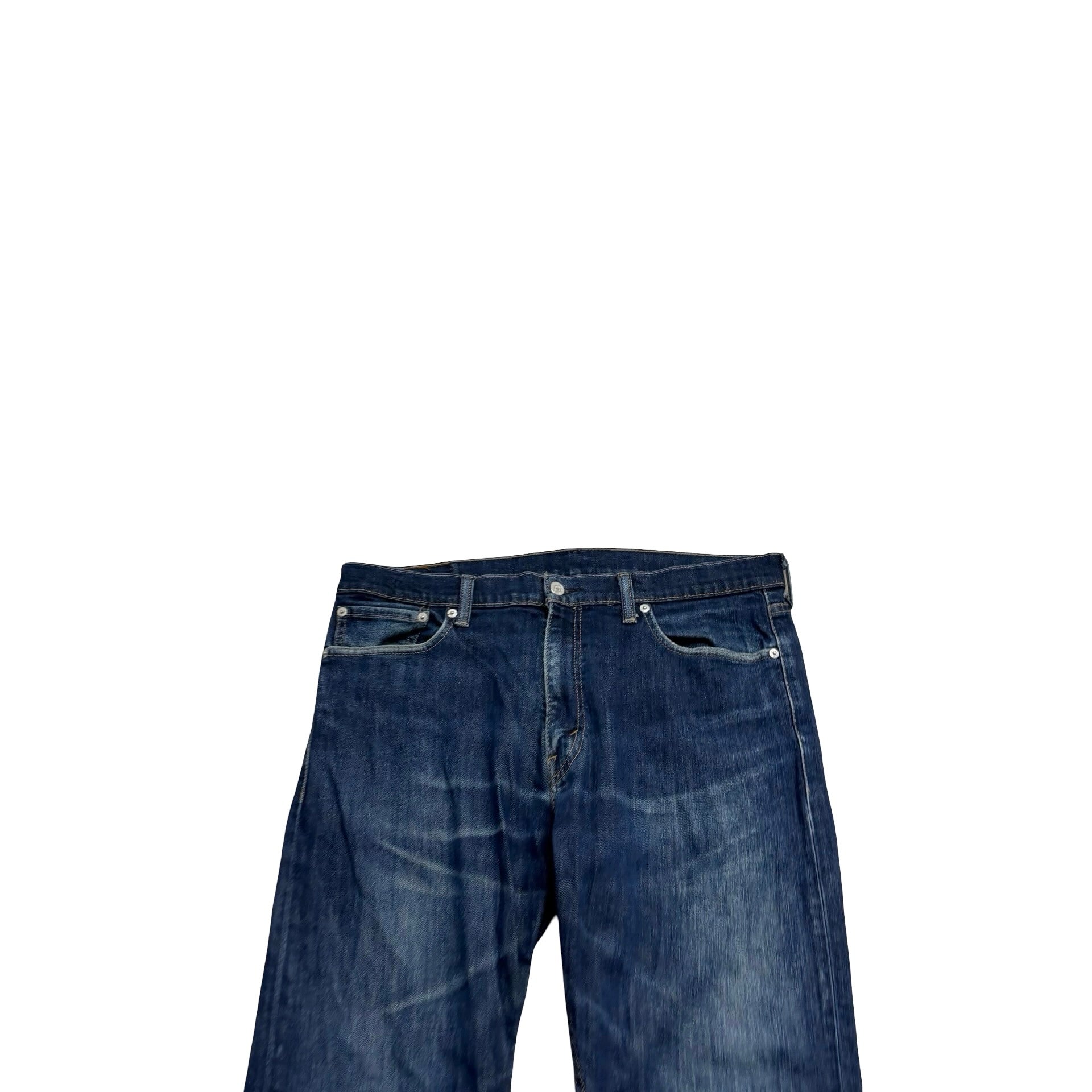 Levis 513 Jeans W36 L30 Mens Dark Blue Slim Straight Fit Stretch Denim