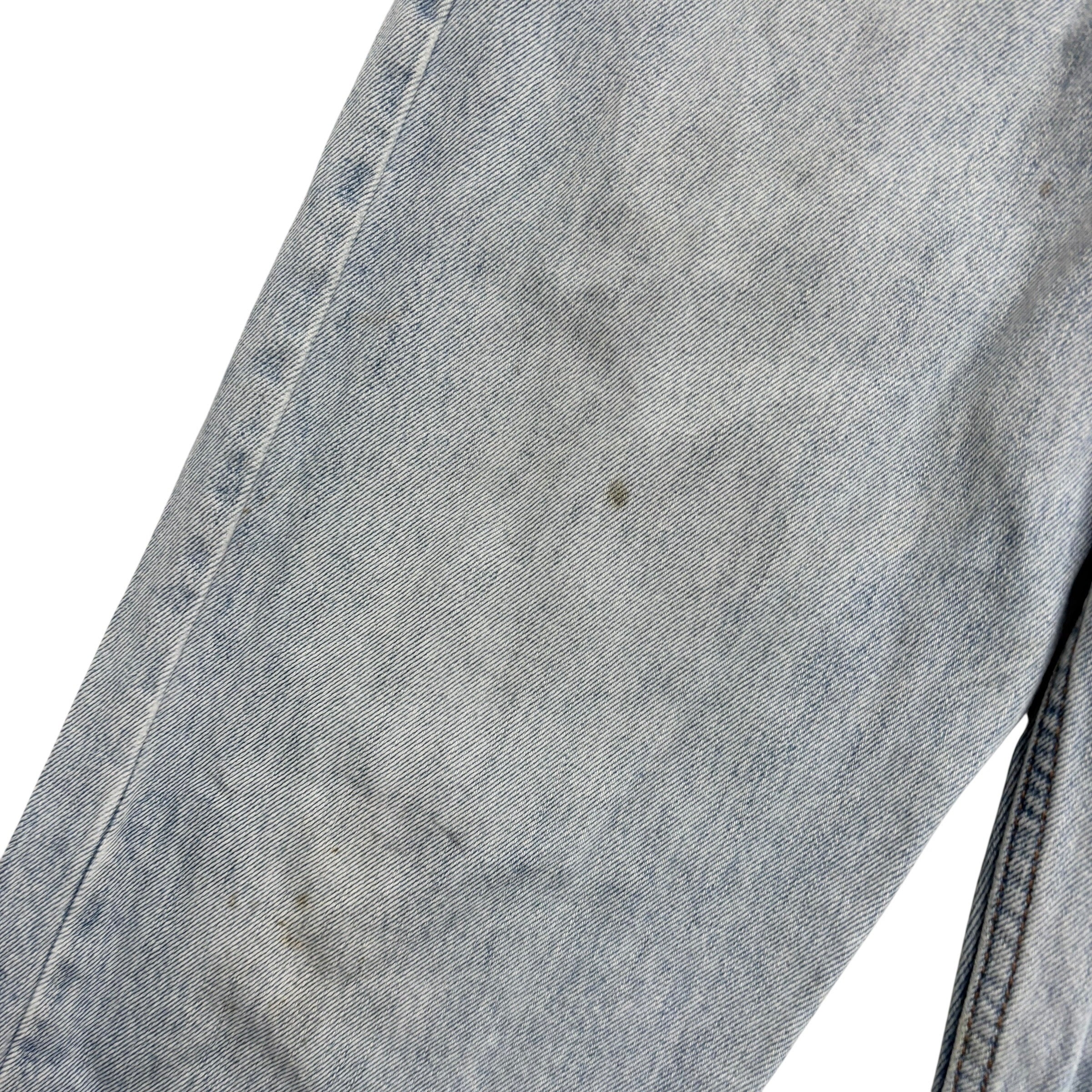 Levis 505 Jeans W33 L30 Mens Light Blue Regular Straight Fit Vintage Denim (F)
