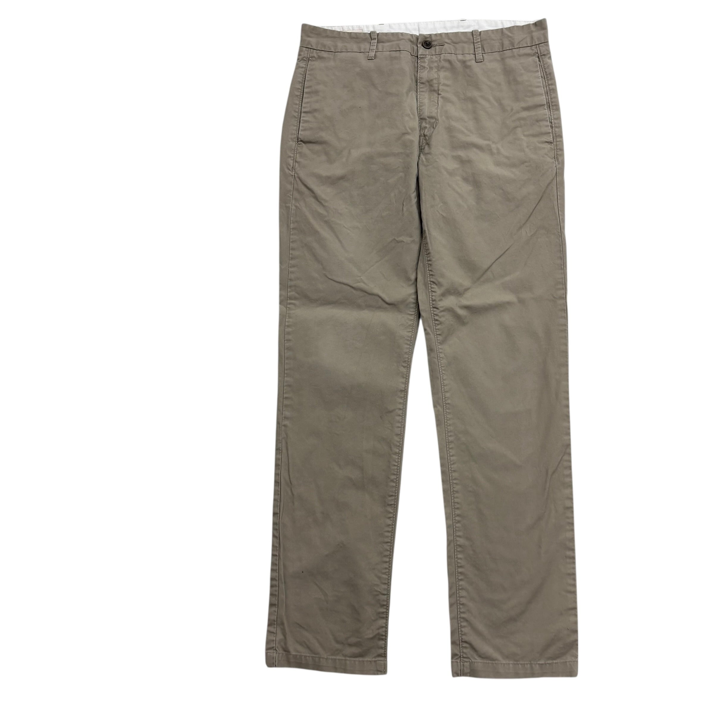 Levis Chino Trousers W31 L32 Mens Beige Regular Tapered Fit Pants (E)