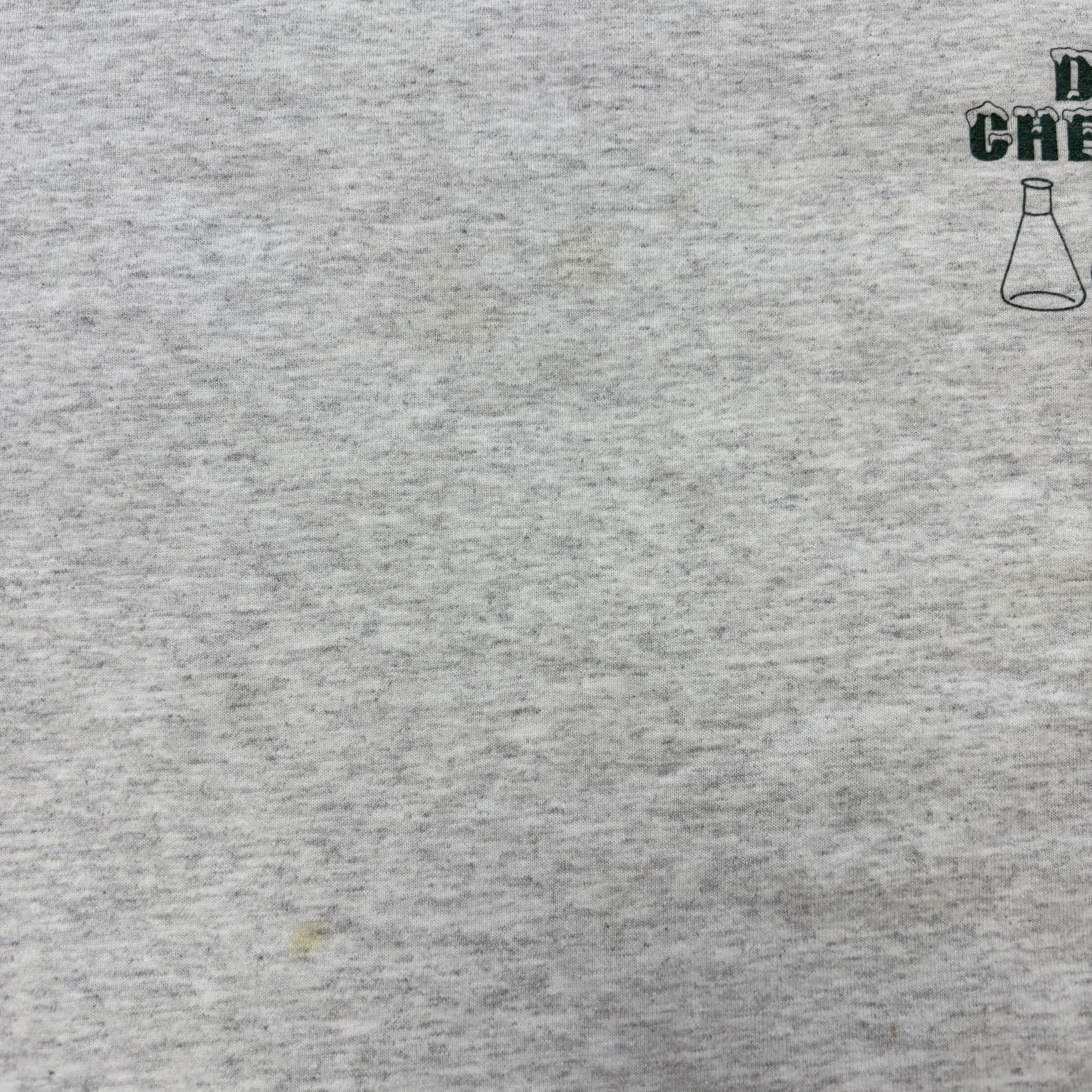 Vintage T Shirt Mens XXL Grey Single Stitch Graphic Print 90s USA