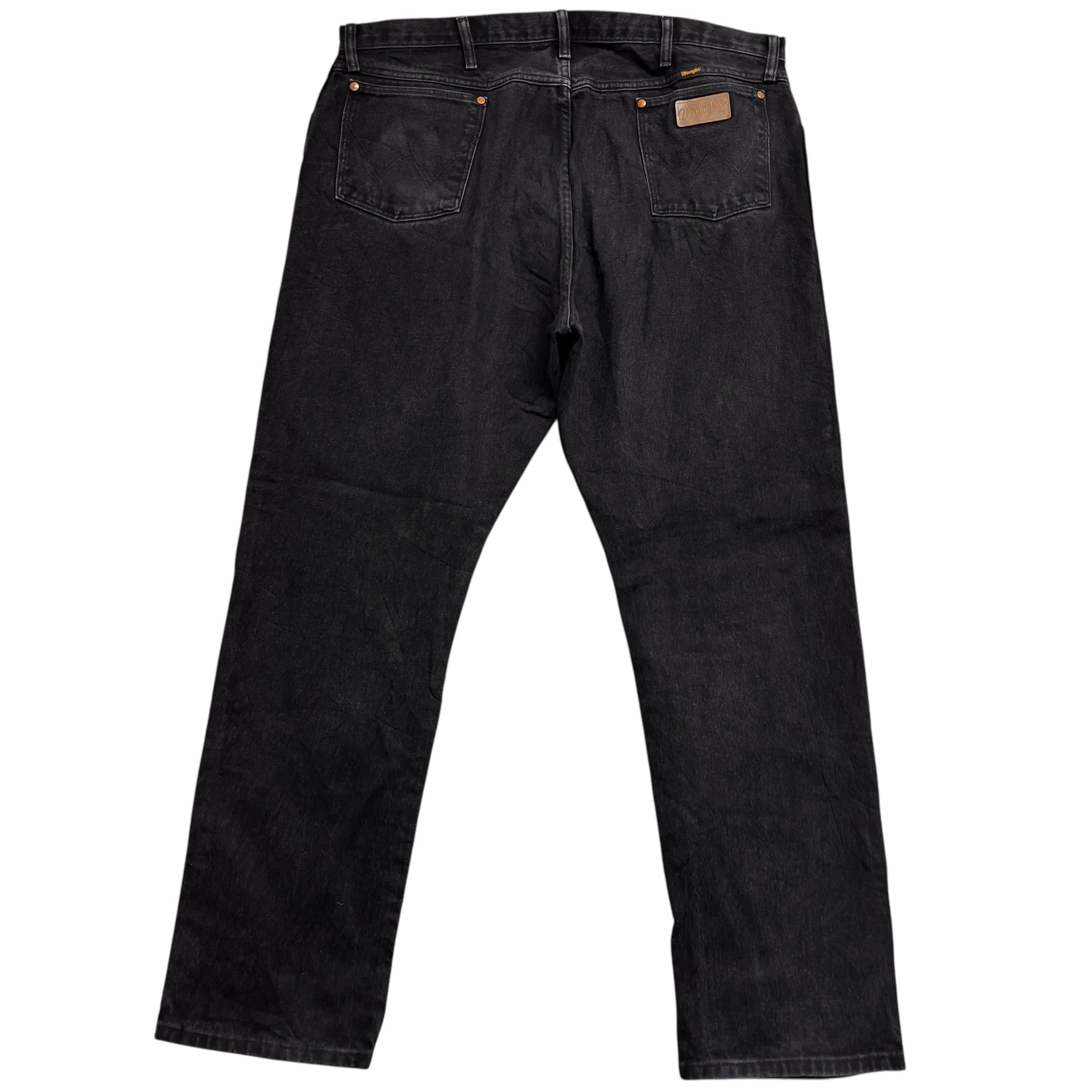 Wrangler Jeans Cowboy Cut W42 L34 Mens Black 13MWZ Original Fit Denim (E)