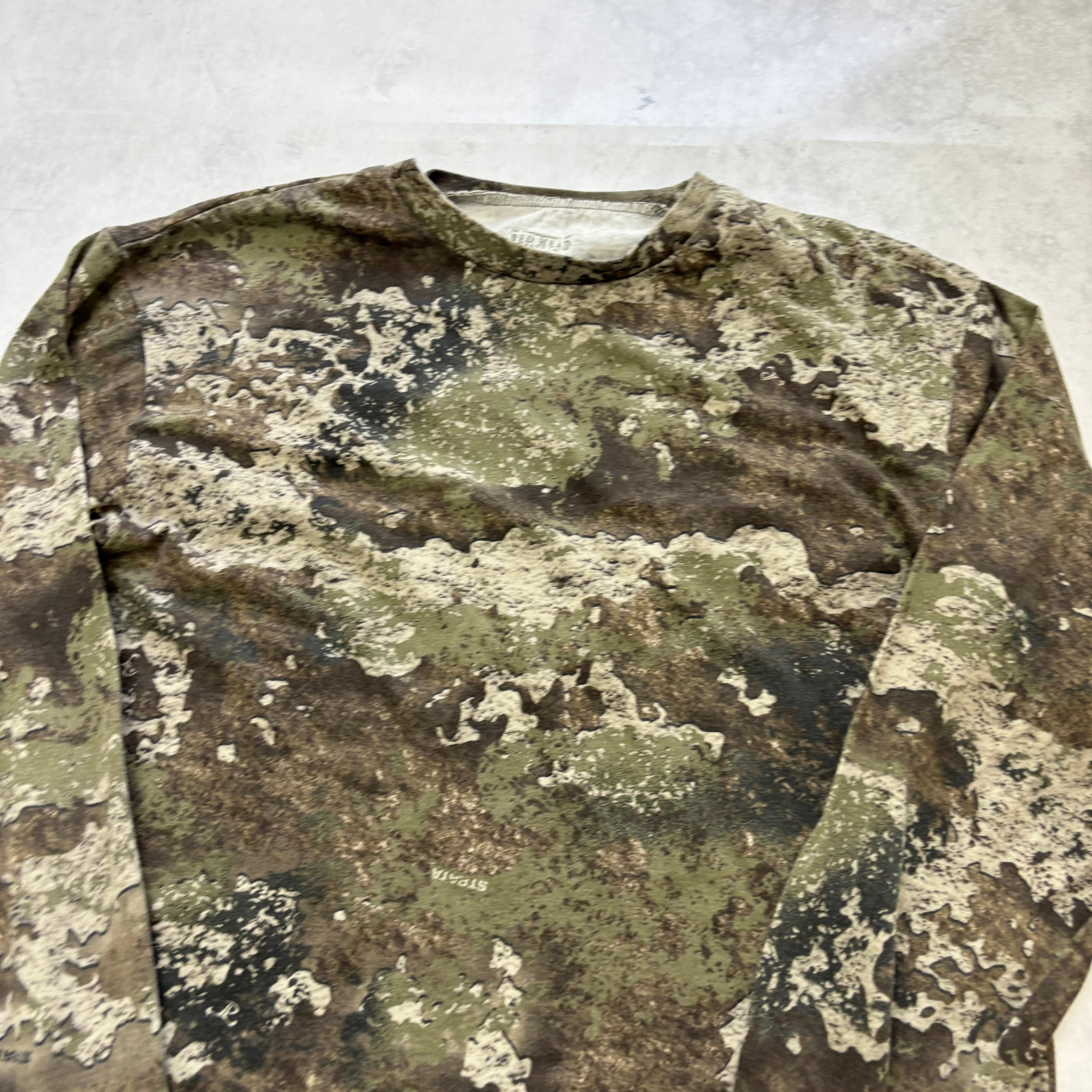 Camo T Shirt Mens Small Army Desert Y2K Woodland Camouflage (E)