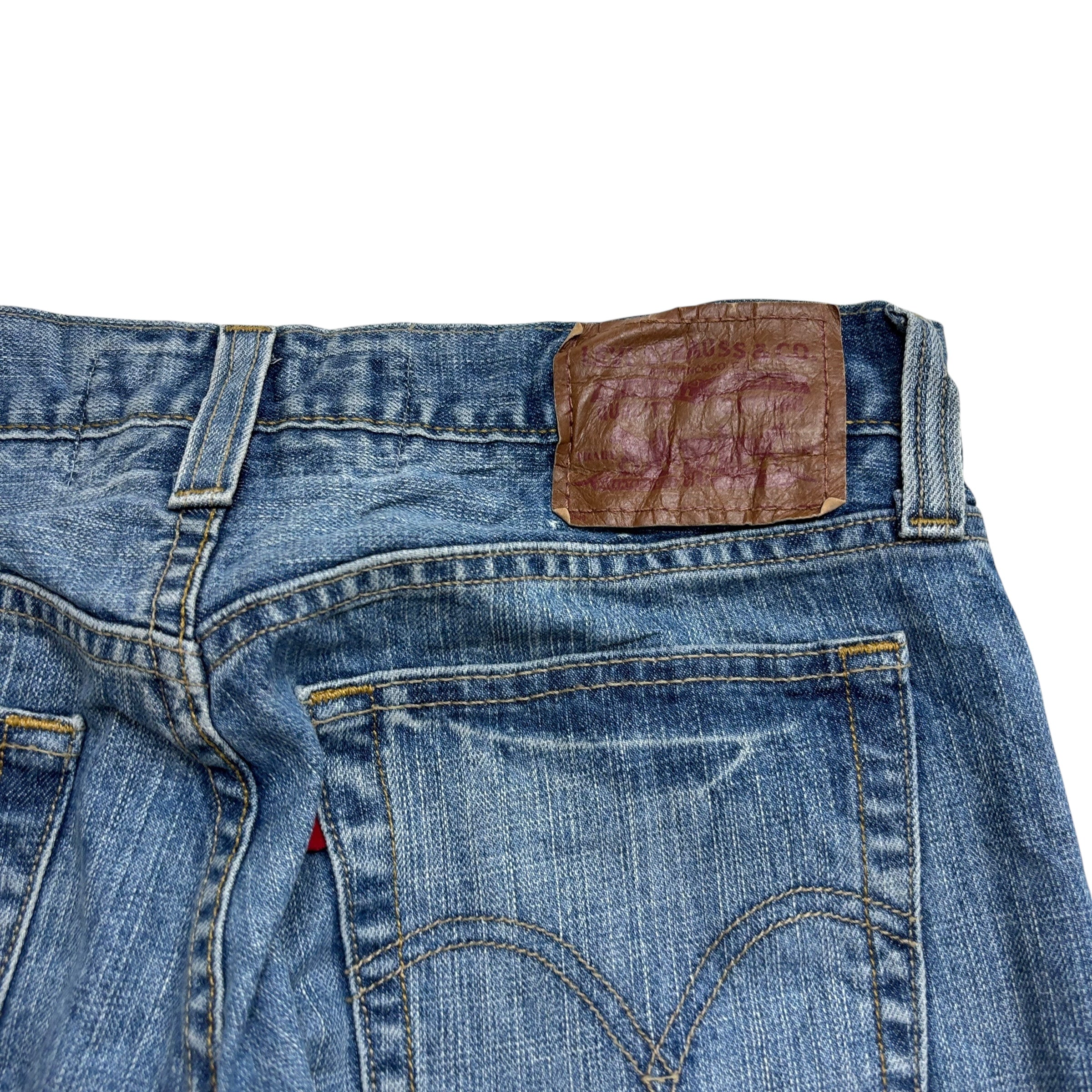 Levis 527 Jeans W32 L30 Mens Mid Blue Regular Bootcut Fit Vintage Denim (E)