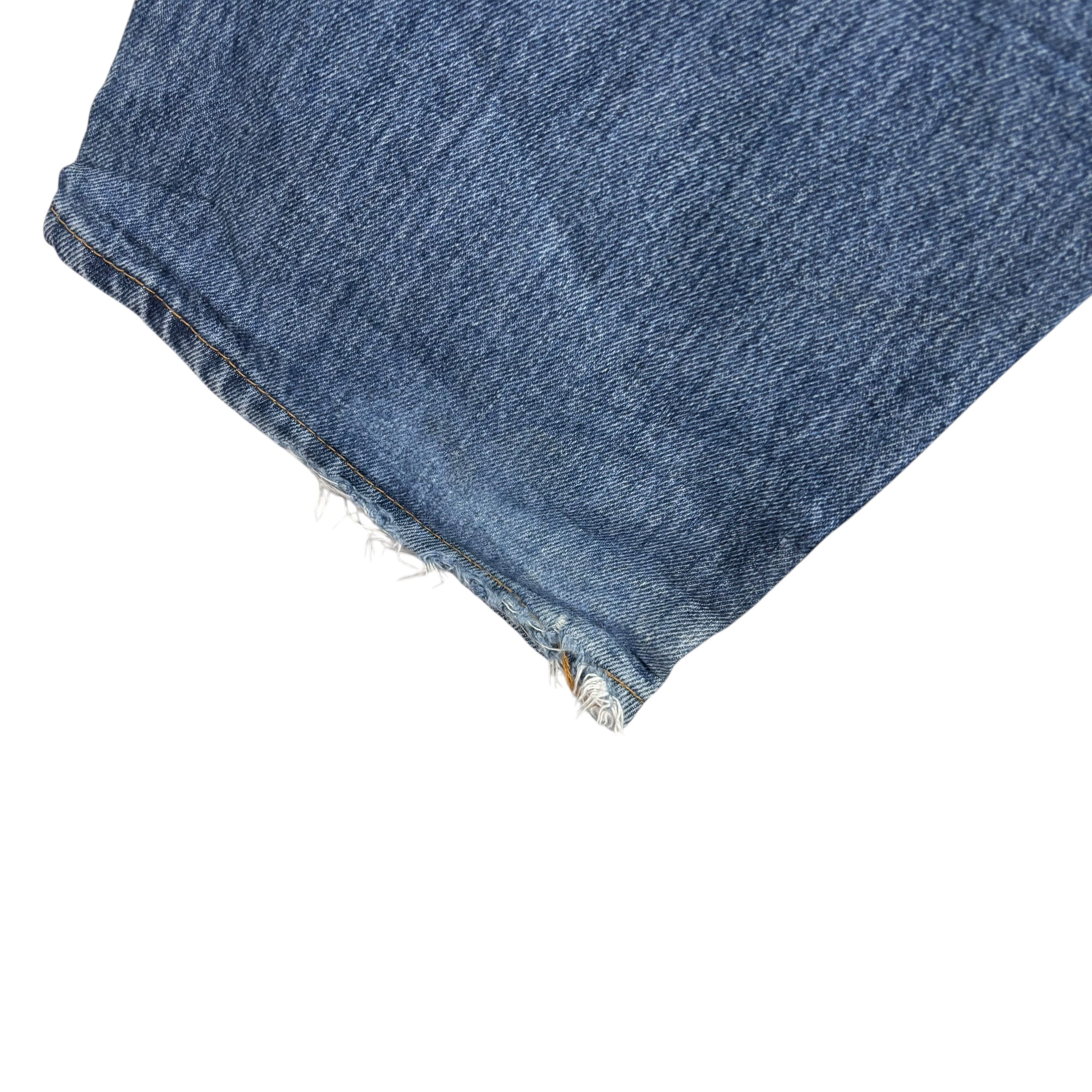 Levis 550 Jeans W46 L34 Mens Mid Blue Baggy Relaxed Straight Fit Denim