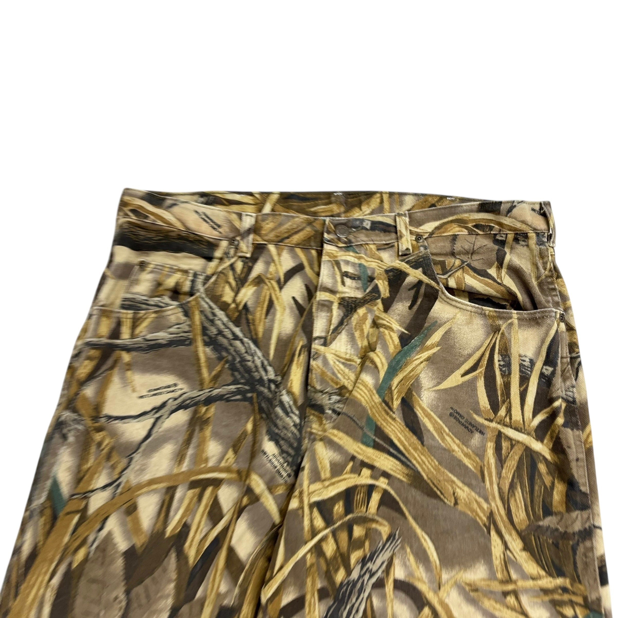 Wrangler Camouflage Jeans W38 L30 Mens Double Knee Realtree Vintage Relaxed