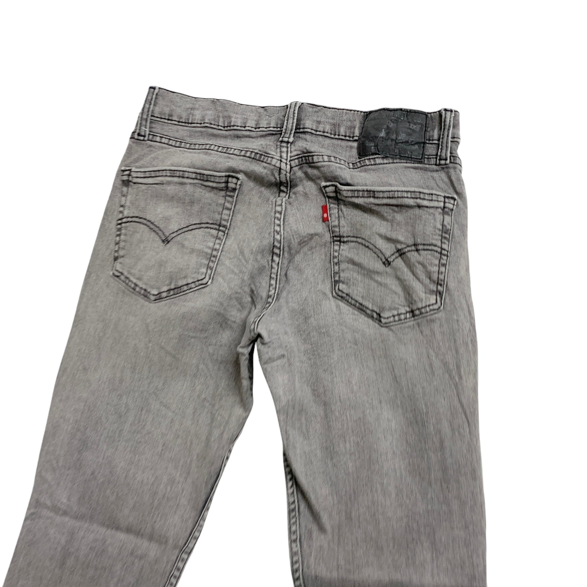 Levis 511 Jeans W30 L30 Mens Grey Slim Fit Stretch Denim