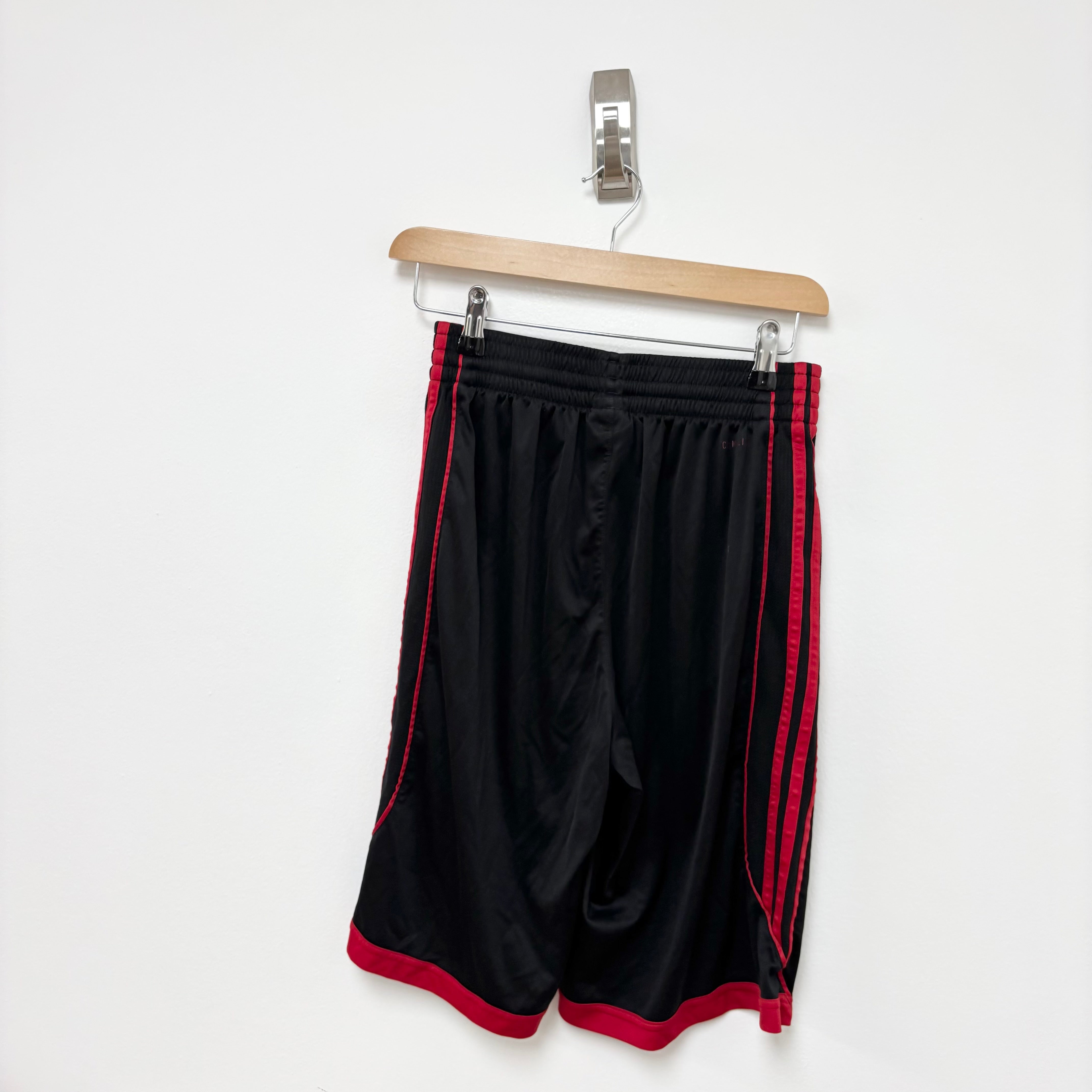 Adidas Shorts Mens Small Black Sports Running Gym Athletic Pockets (E)
