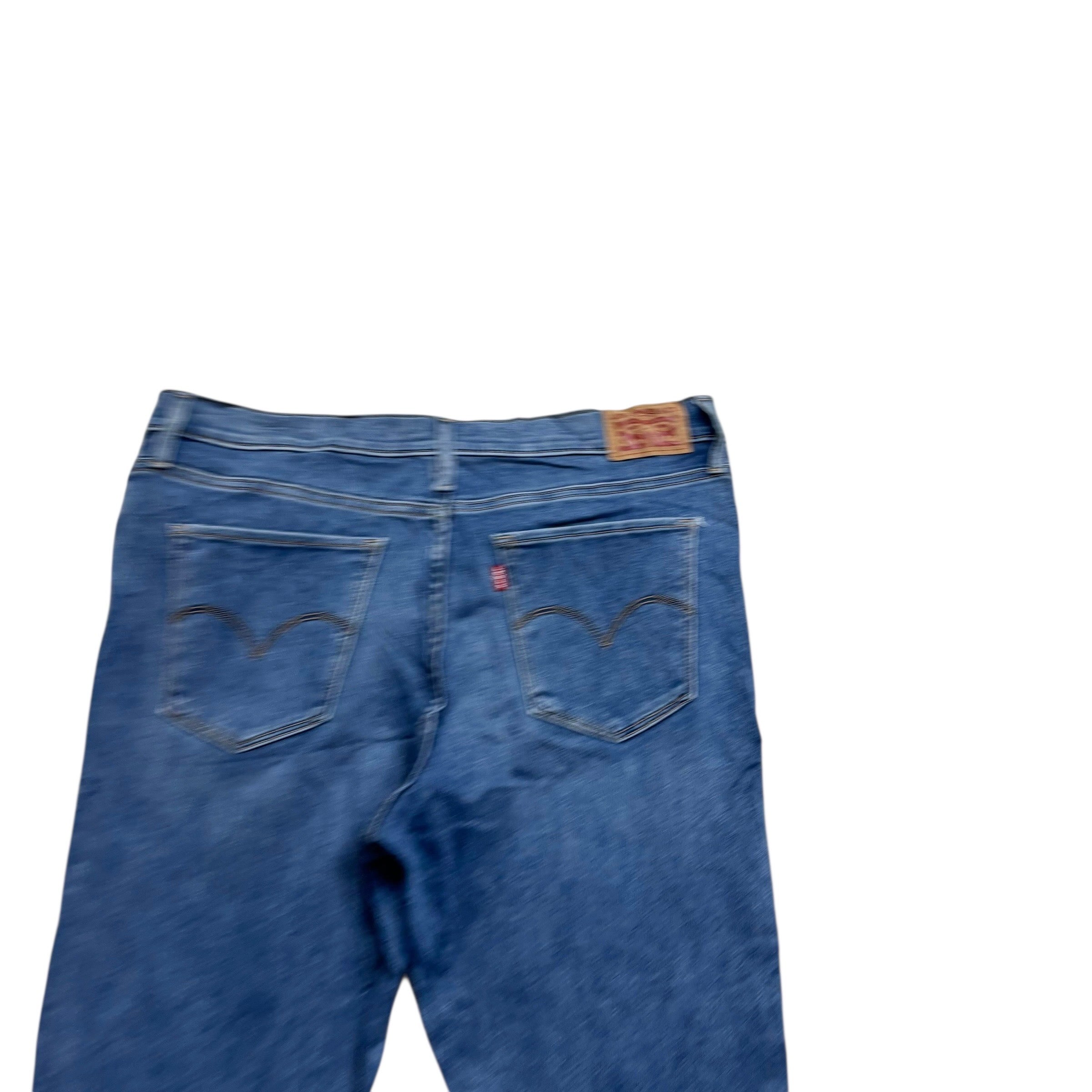 Levis 720 Jeans W32 L30 Womens High Rise Super Skinny Mid Blue Stretch (E)