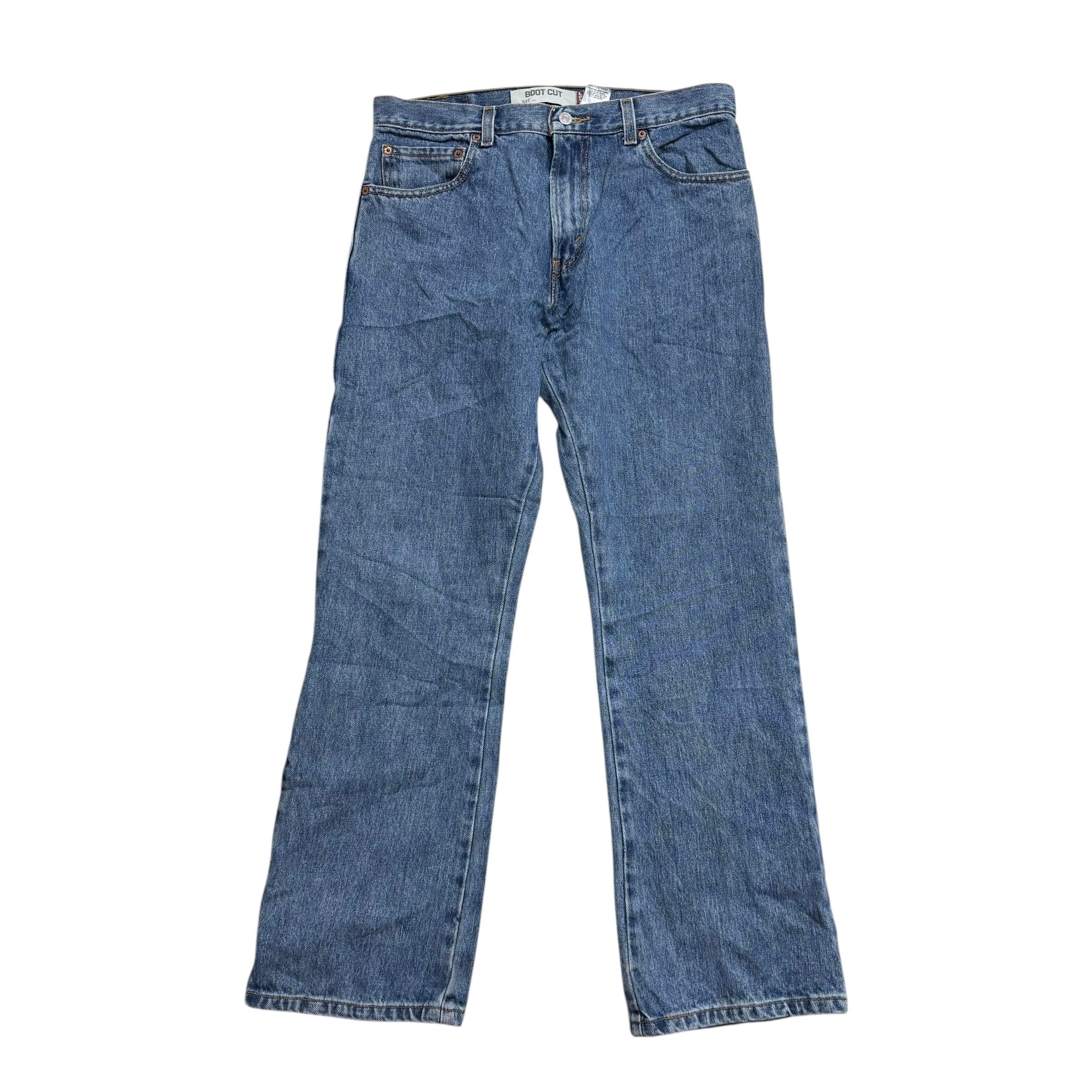 Levis 517 Jeans W33 L30 Mens Light Blue Regular Bootcut Fit Vintage Denim (E)