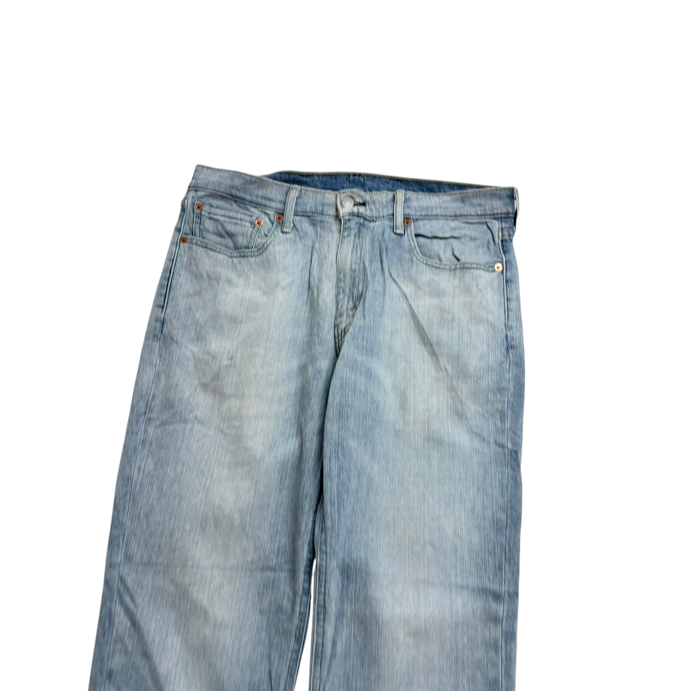 Levis 541 Jeans W32 L32 Mens Light Blue Athletic Tapered Fit Stretch Denim